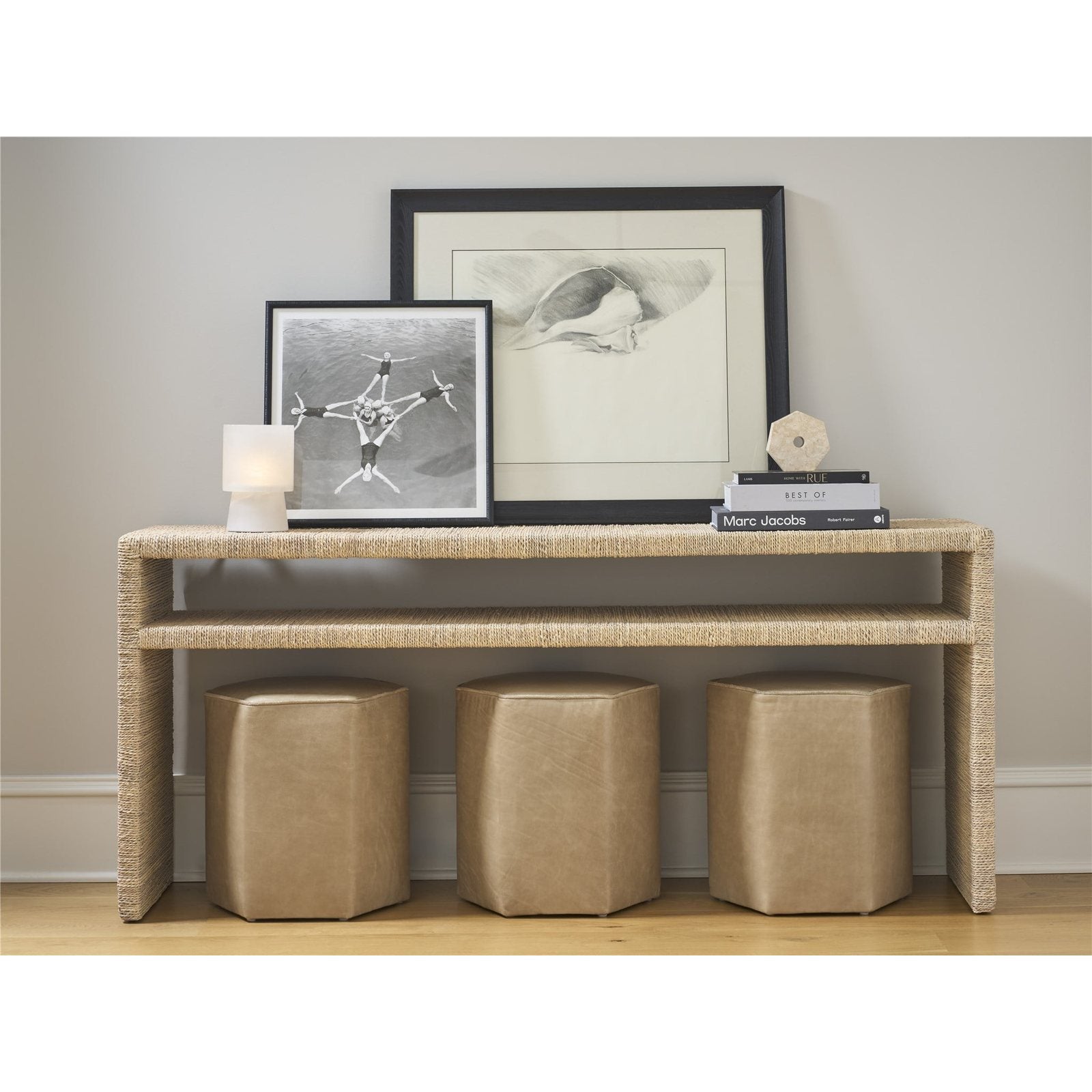Oasis- Coastal Living Home Collection Abaca Console by Universal Furniture at ZIN Home