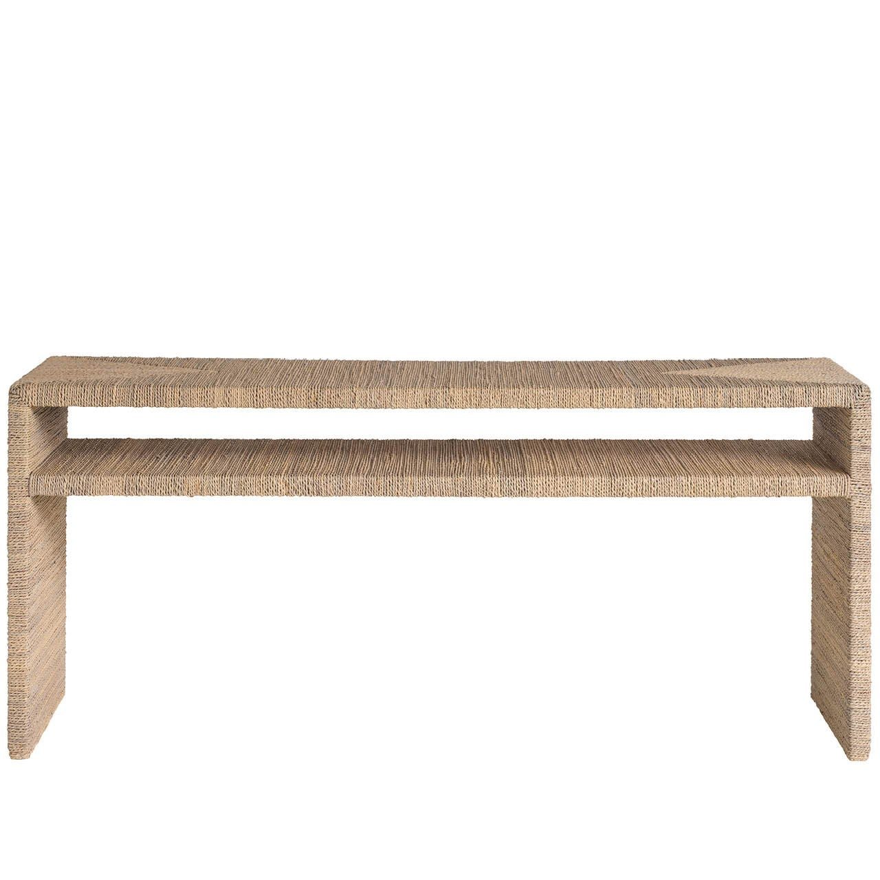 Oasis- Coastal Living Home Collection Abaca Console by Universal Furniture at ZIN Home