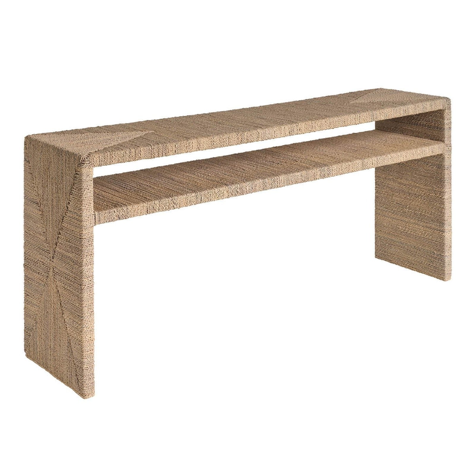 Oasis- Coastal Living Home Collection Abaca Console by Universal Furniture at ZIN Home
