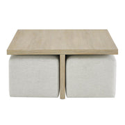 Oasis- Coastal Living Home Collection Dockside Cocktail Table with Ottomans by Universal Furniture at ZIN Home