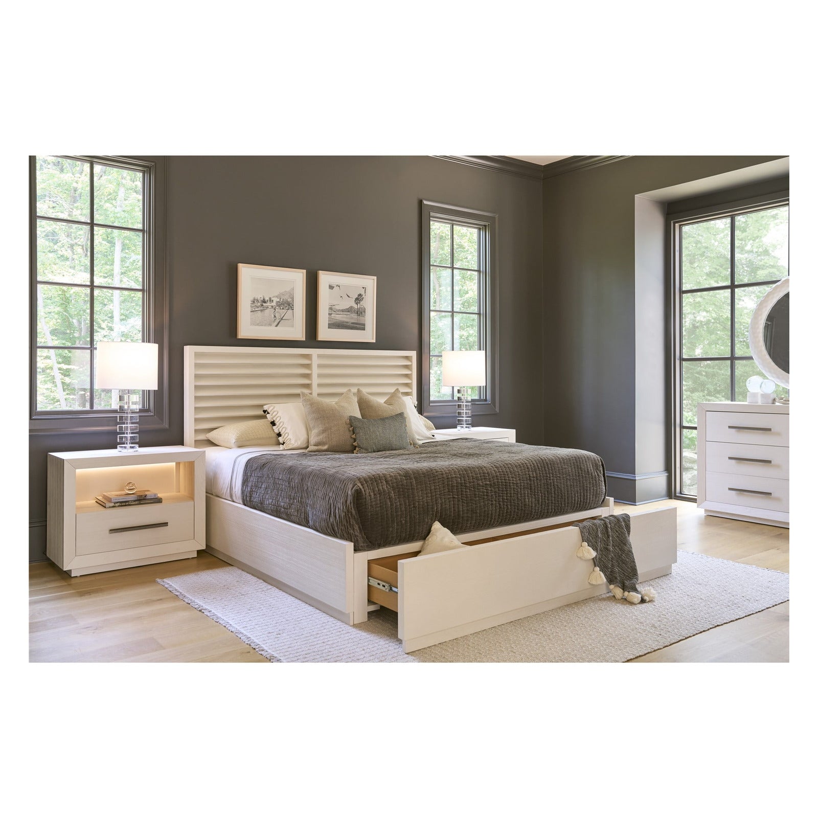 Oasis- Coastal Living Home Collection Shoreline Panel Storage Bed King by Universal Furniture at ZIN Home