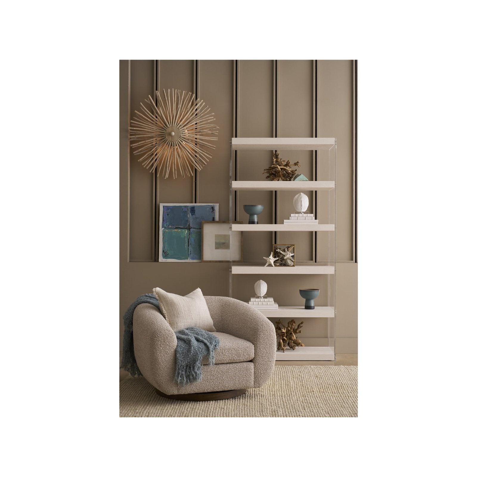 Oasis- Coastal Living Home Collection Shoreline Etagere by Universal Furniture at ZIN Home