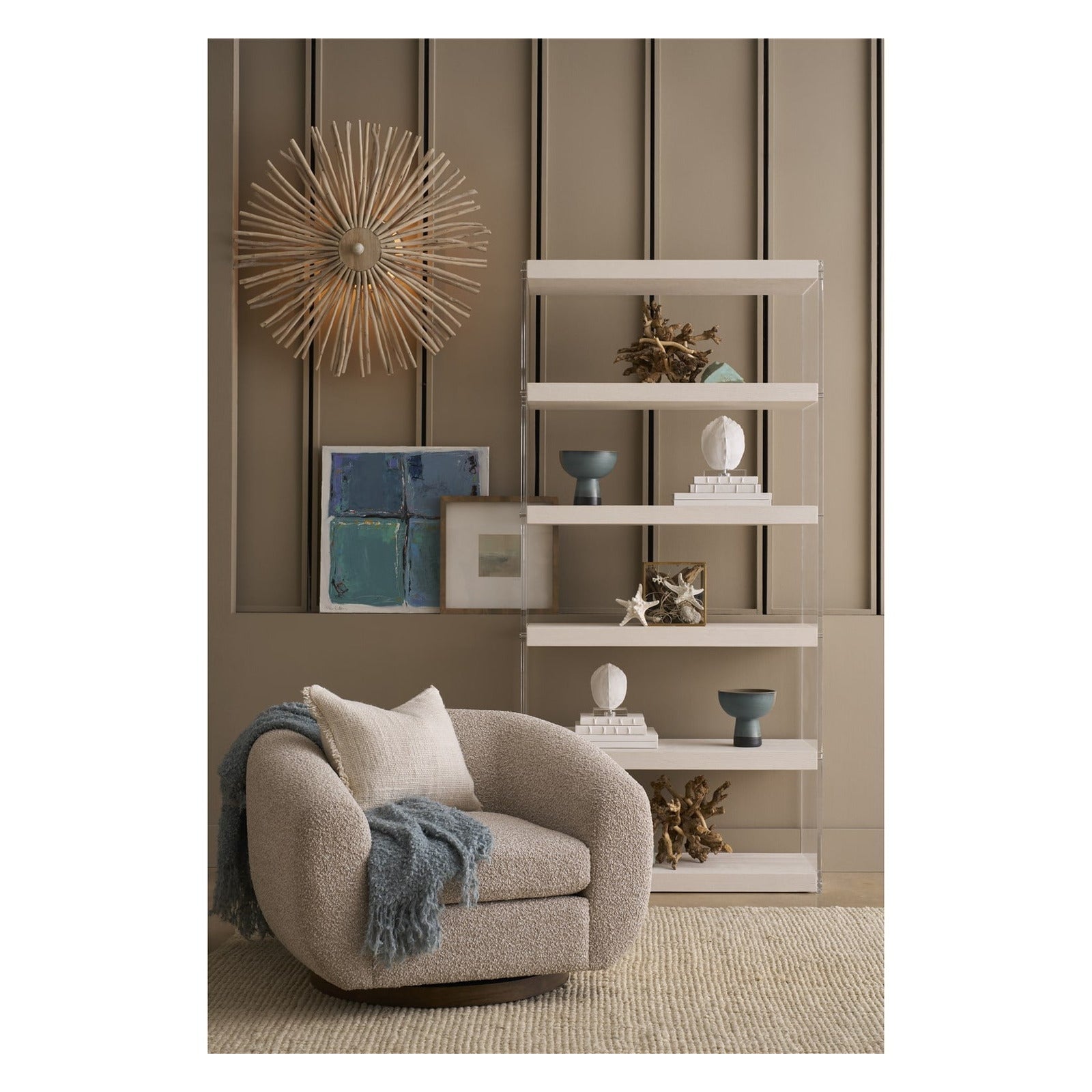 Oasis- Coastal Living Home Collection Shoreline Etagere by Universal Furniture at ZIN Home