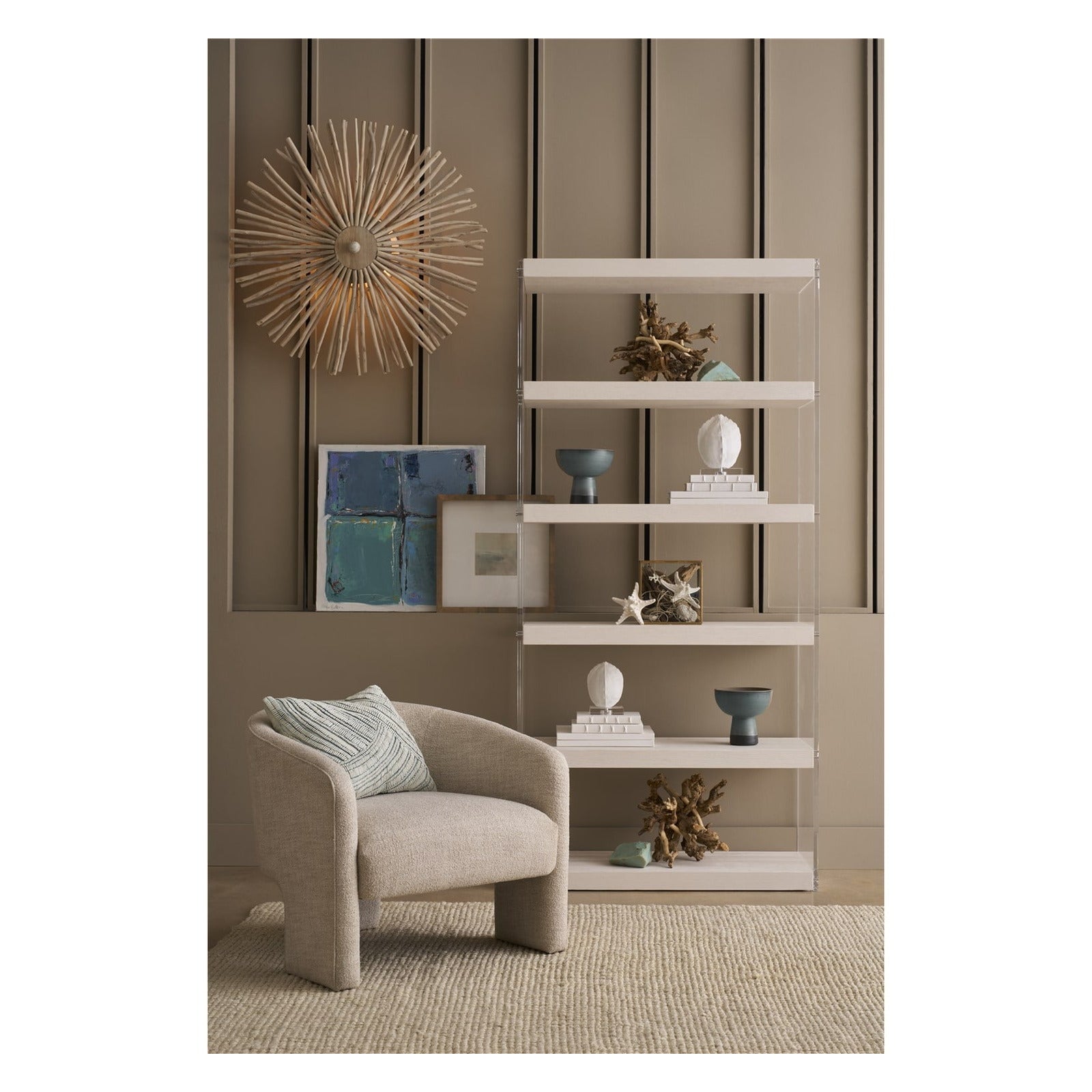 Oasis- Coastal Living Home Collection Shoreline Etagere by Universal Furniture at ZIN Home