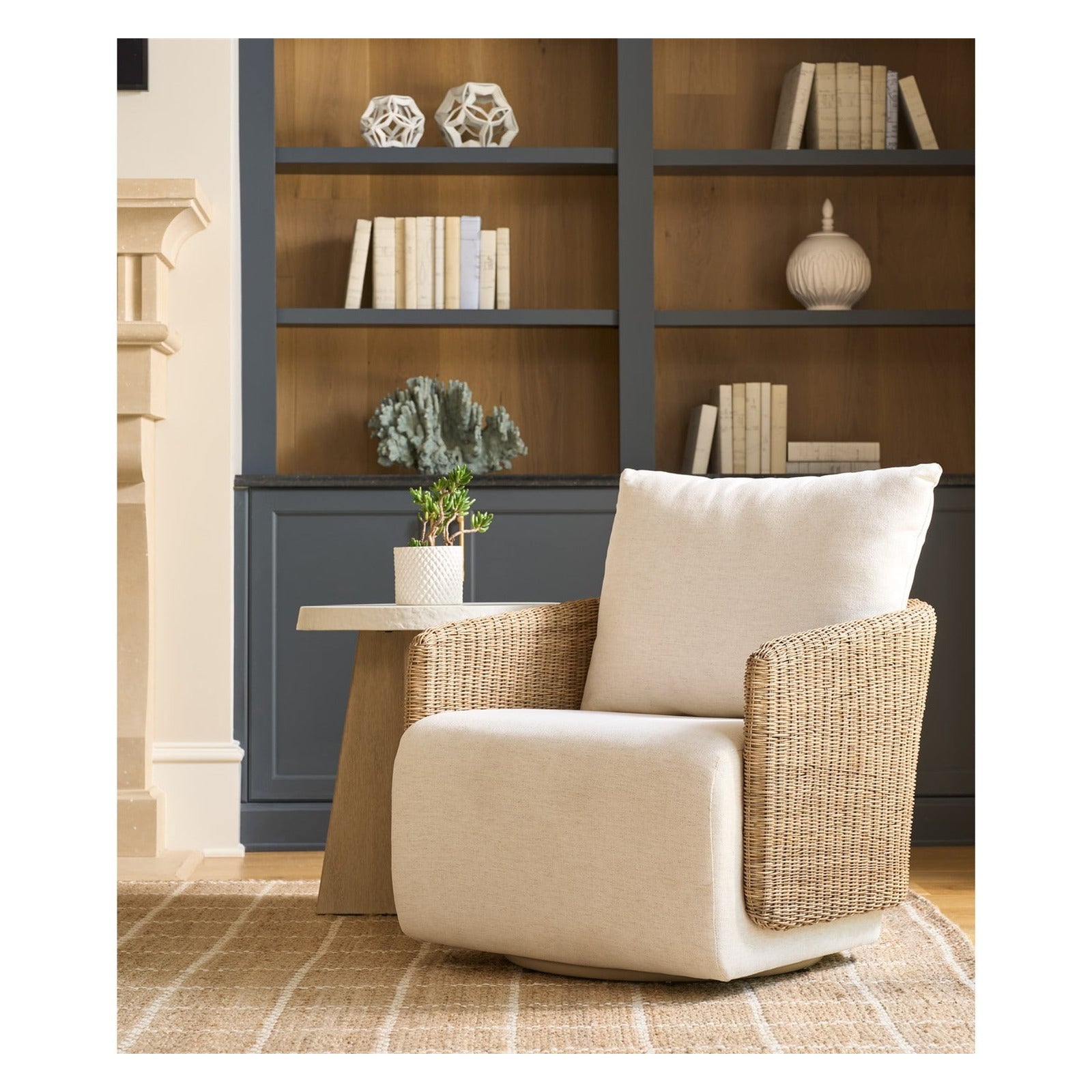 Enzo Swivel Chair by Universal Furniture at ZIN Home