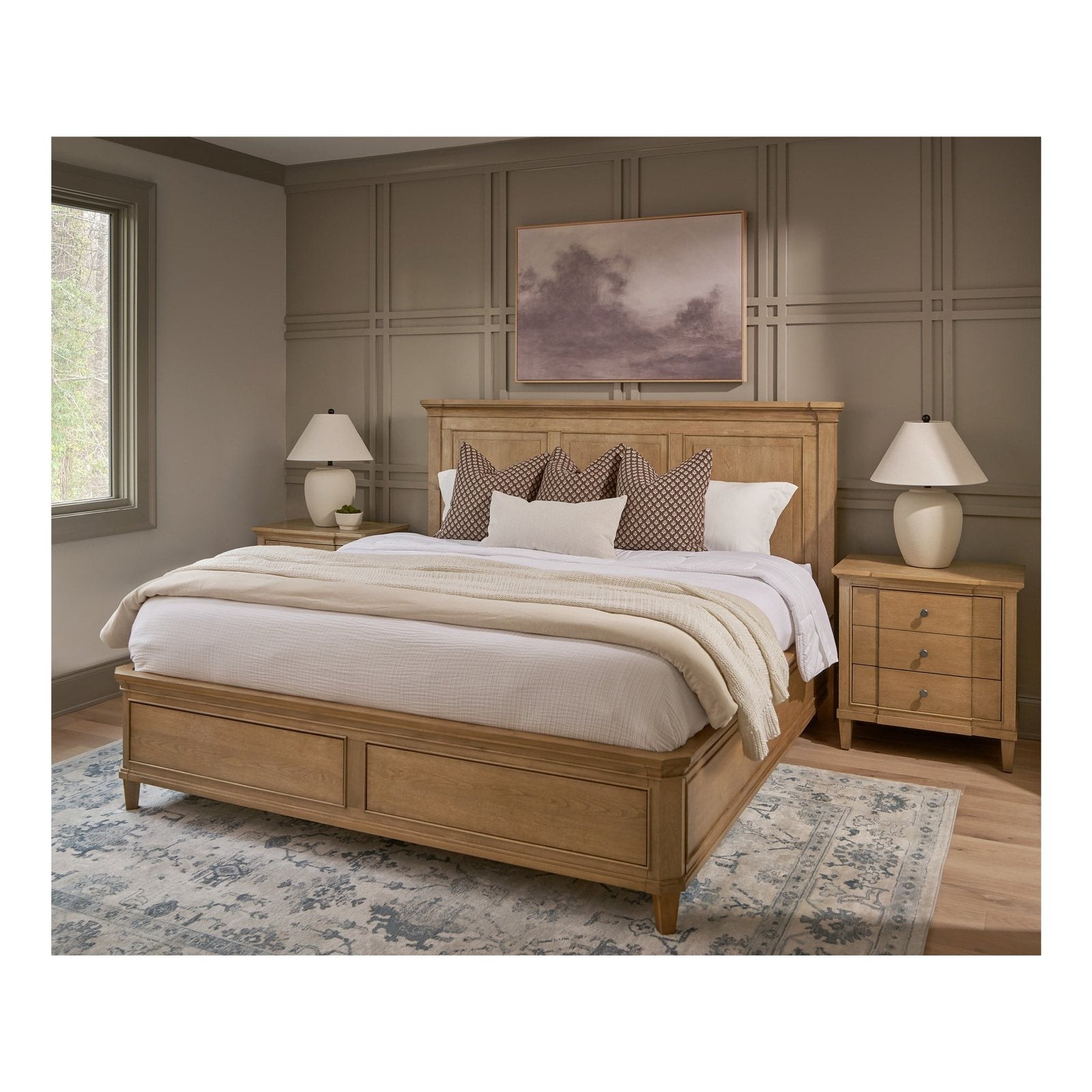 Birchaven Brindle Storage Bed Queen by Universal Furniture at ZIN Home