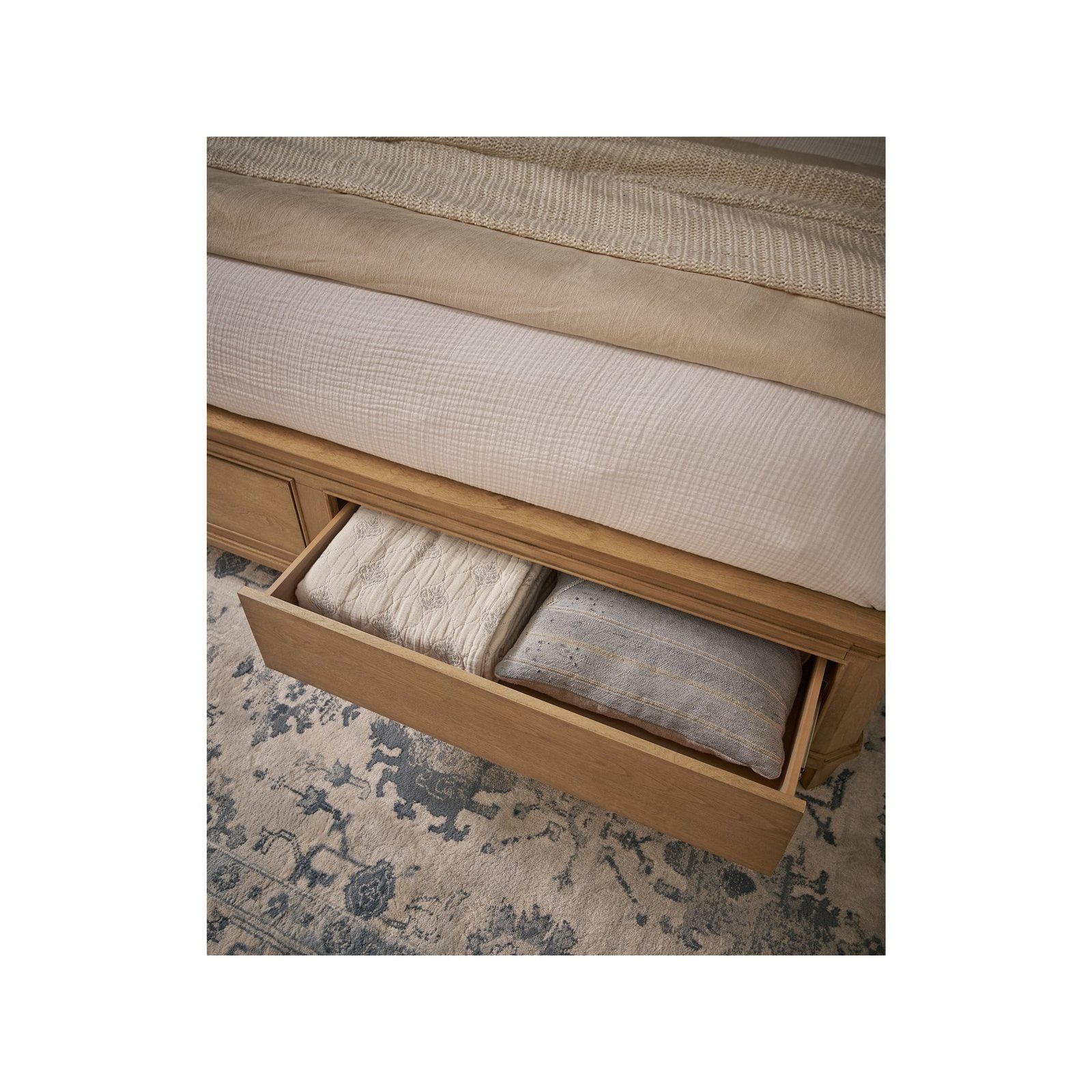 Birchaven Brindle Storage Bed Queen by Universal Furniture at ZIN Home