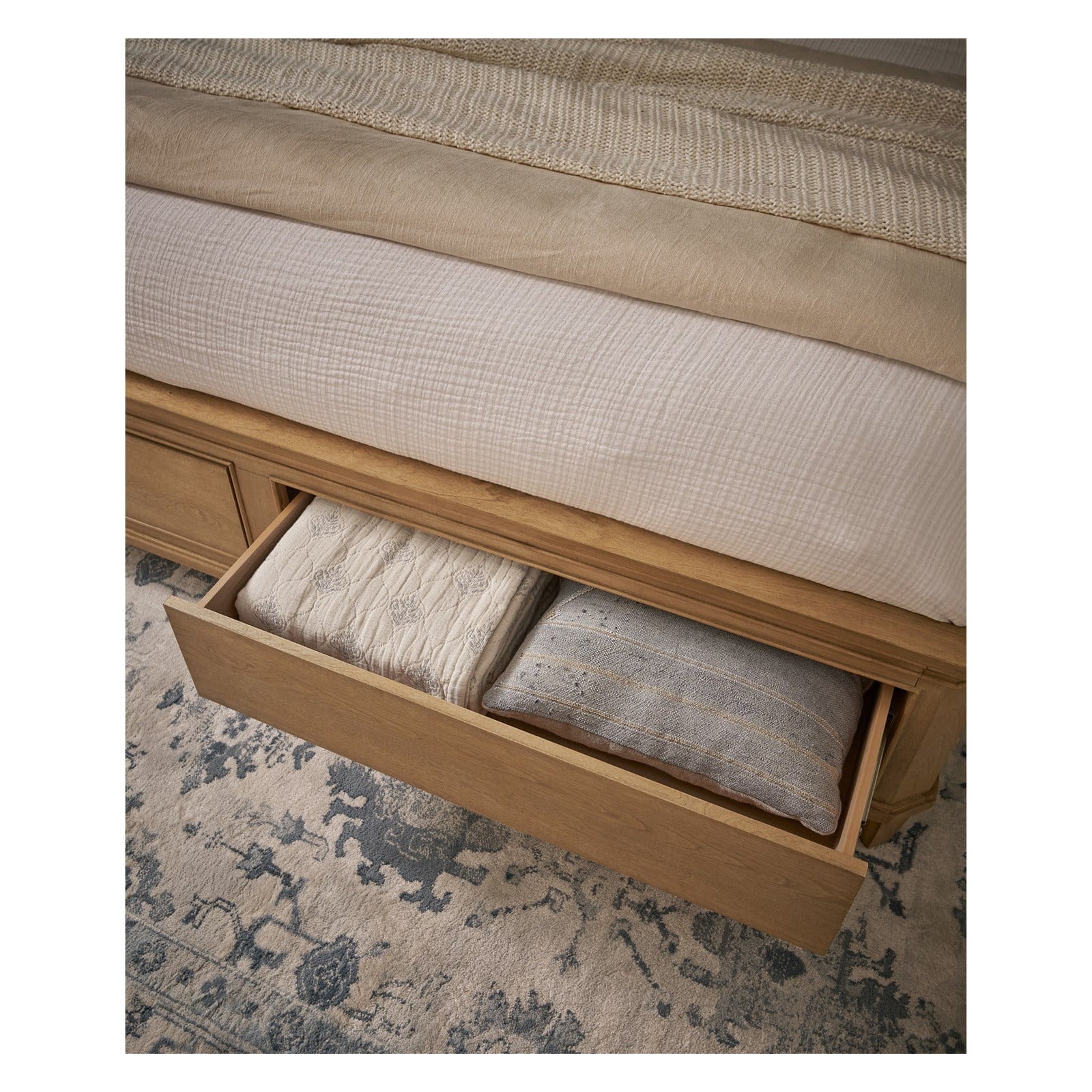 Birchaven Brindle Storage Bed Queen by Universal Furniture at ZIN Home
