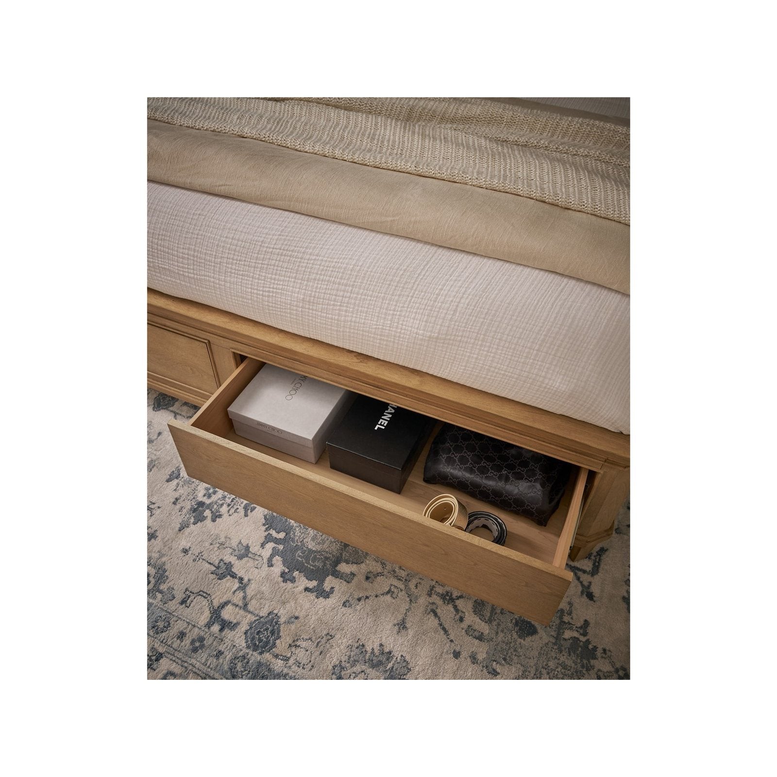 Birchaven Brindle Storage Bed Queen by Universal Furniture at ZIN Home