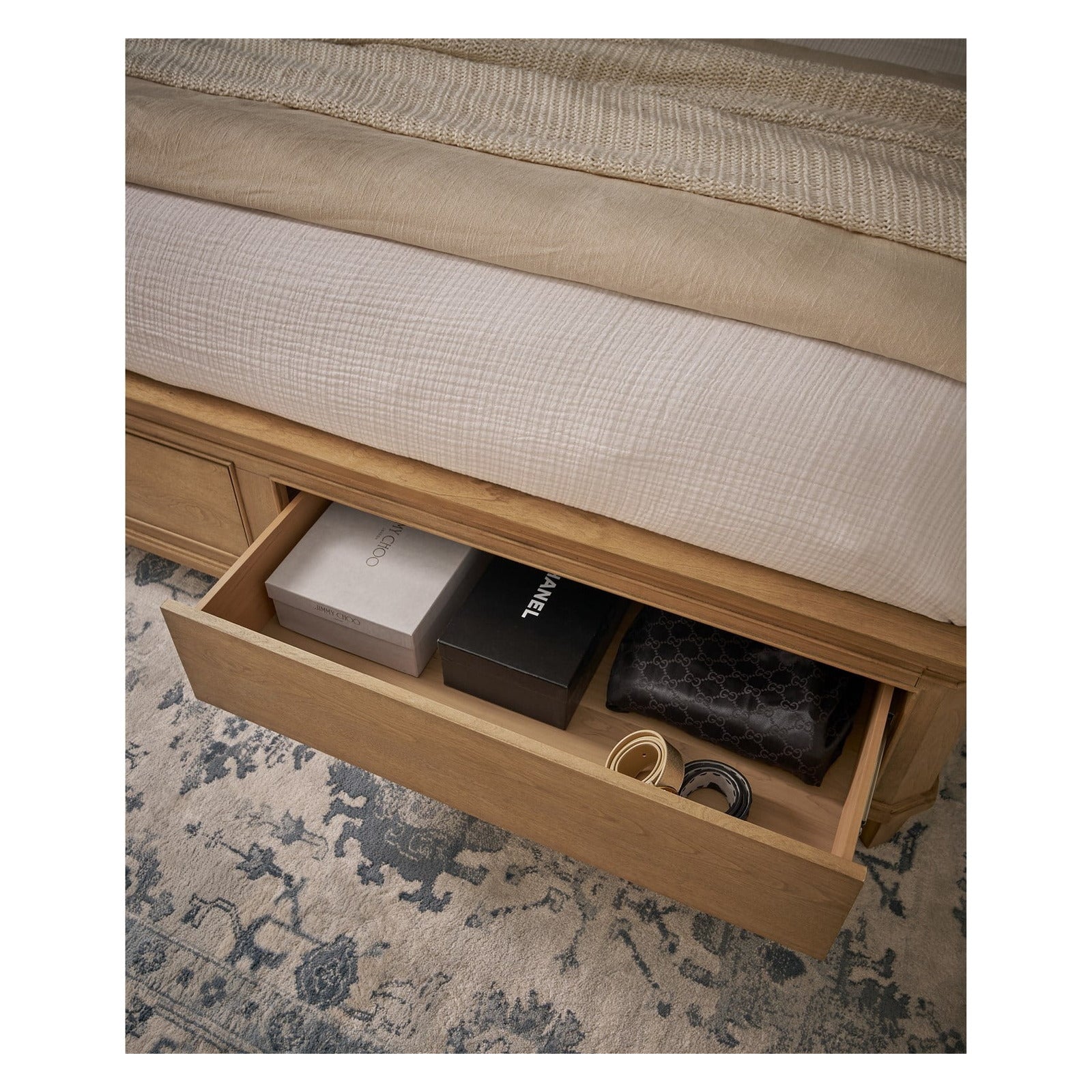 Birchaven Brindle Storage Bed King by Universal Furniture at ZIN Home