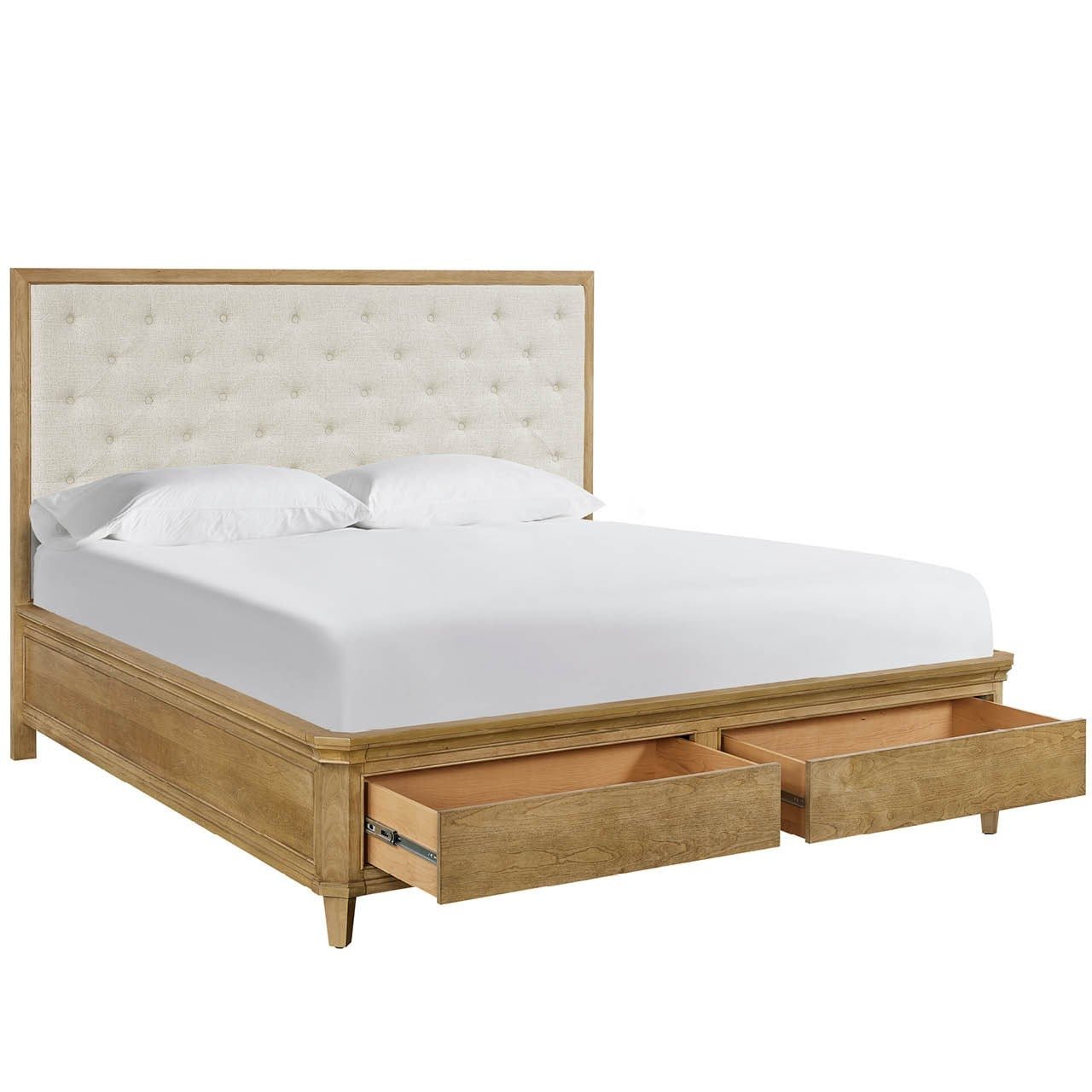 Birchaven Brindle Upholstered Storage Bed King by Universal Furniture at ZIN Home