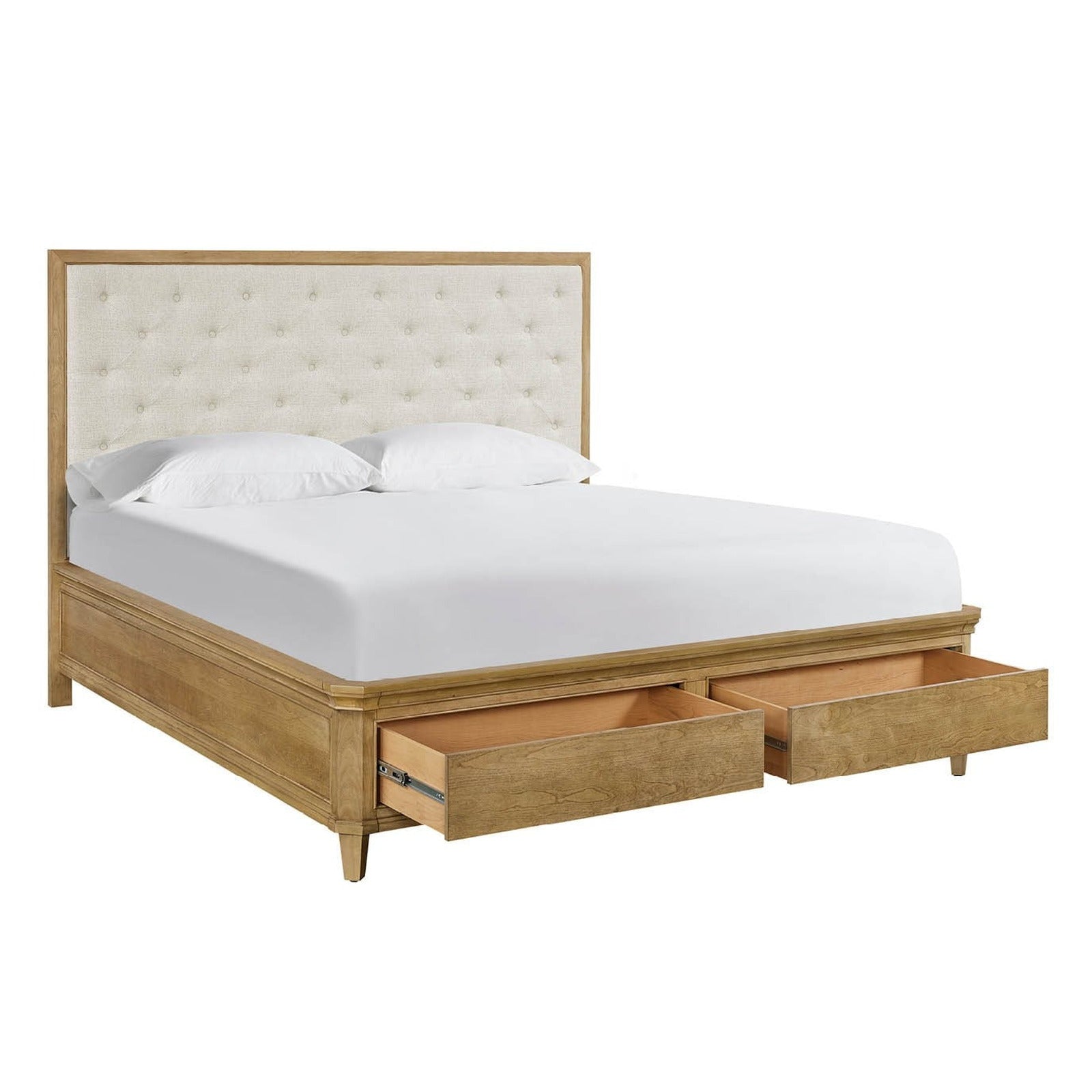 Birchaven Brindle Upholstered Storage Bed King by Universal Furniture at ZIN Home