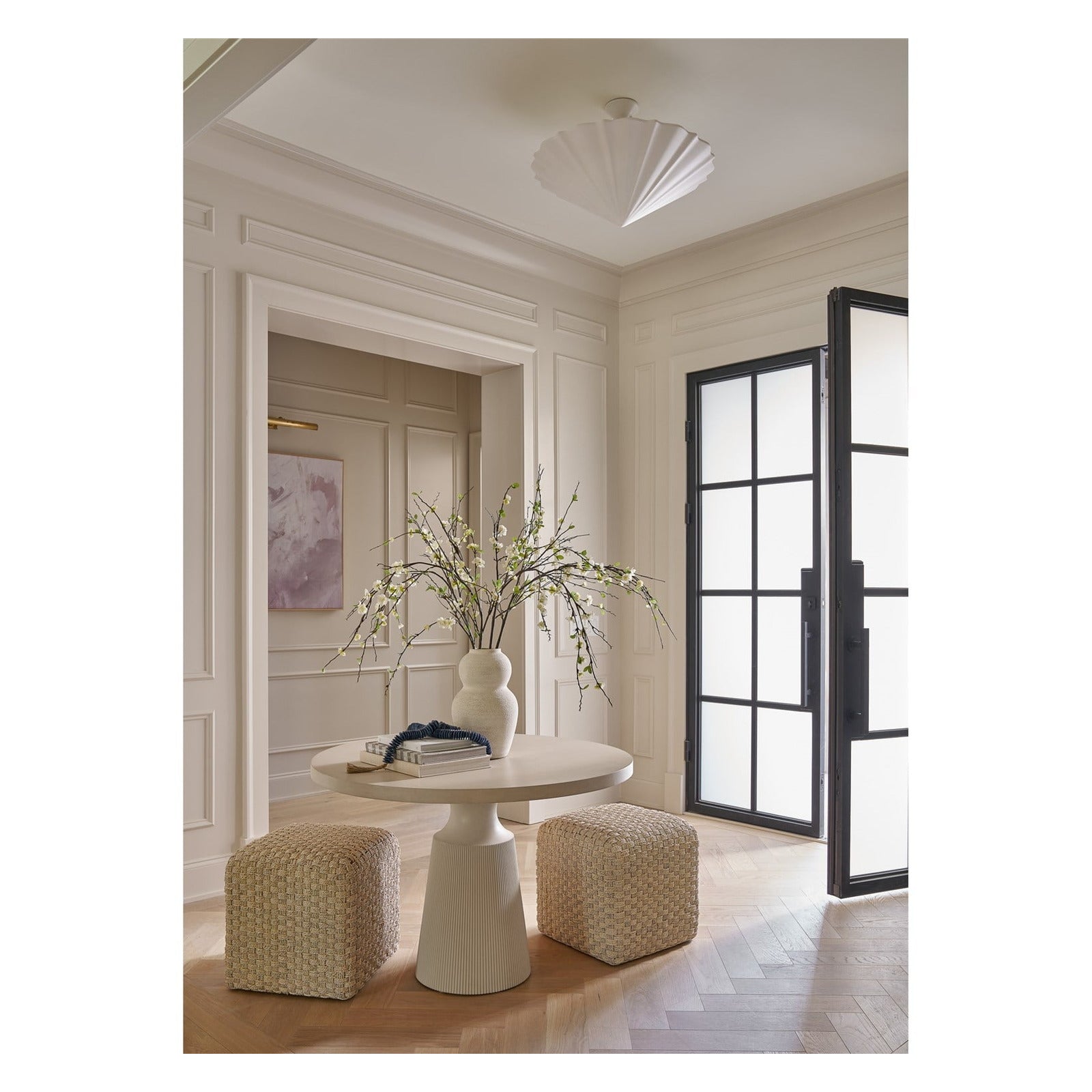 Birchaven Woven Pouf by Universal Furniture at ZIN Home