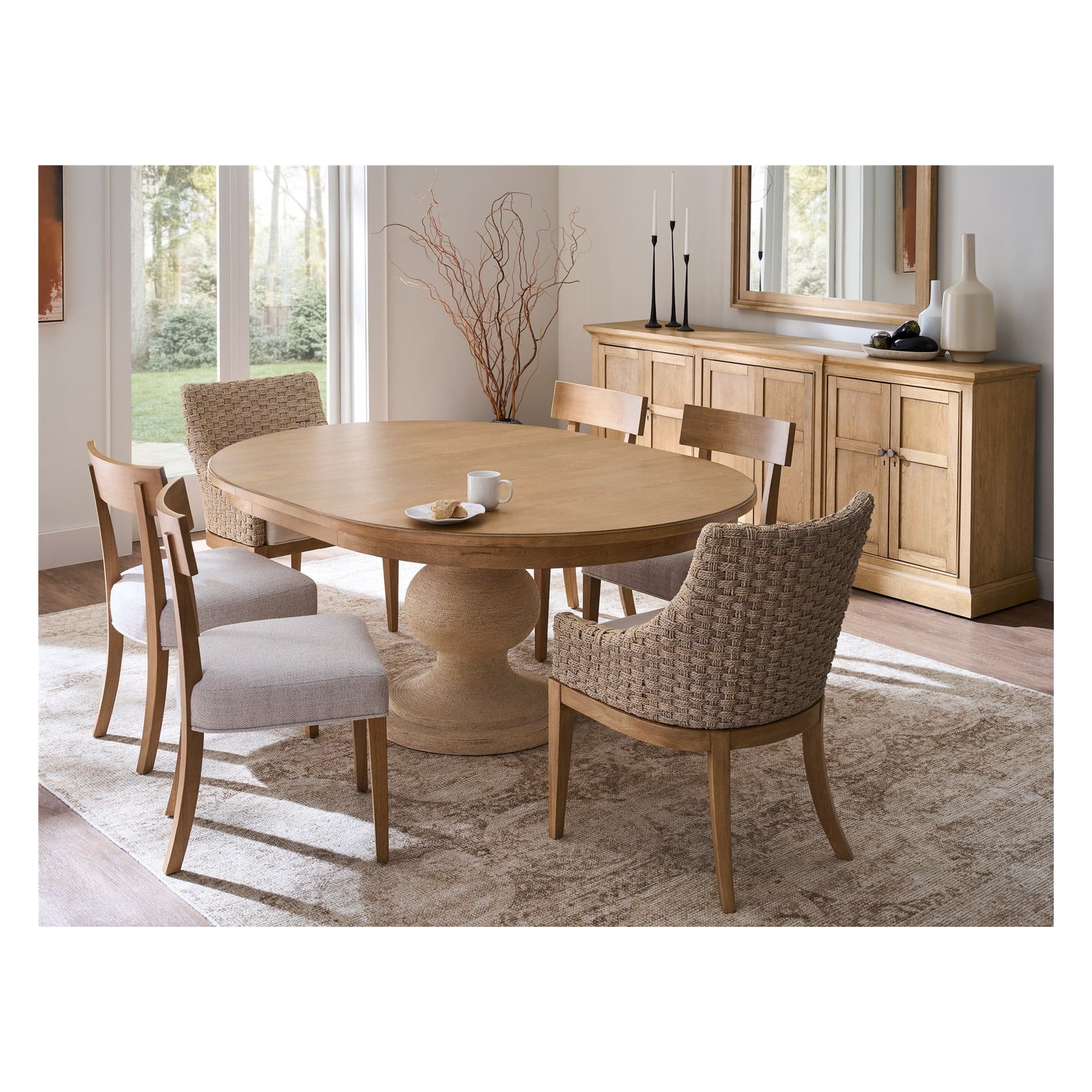 Birchaven Brindle Wrapped Dining Table by Universal Furniture at ZIN Home