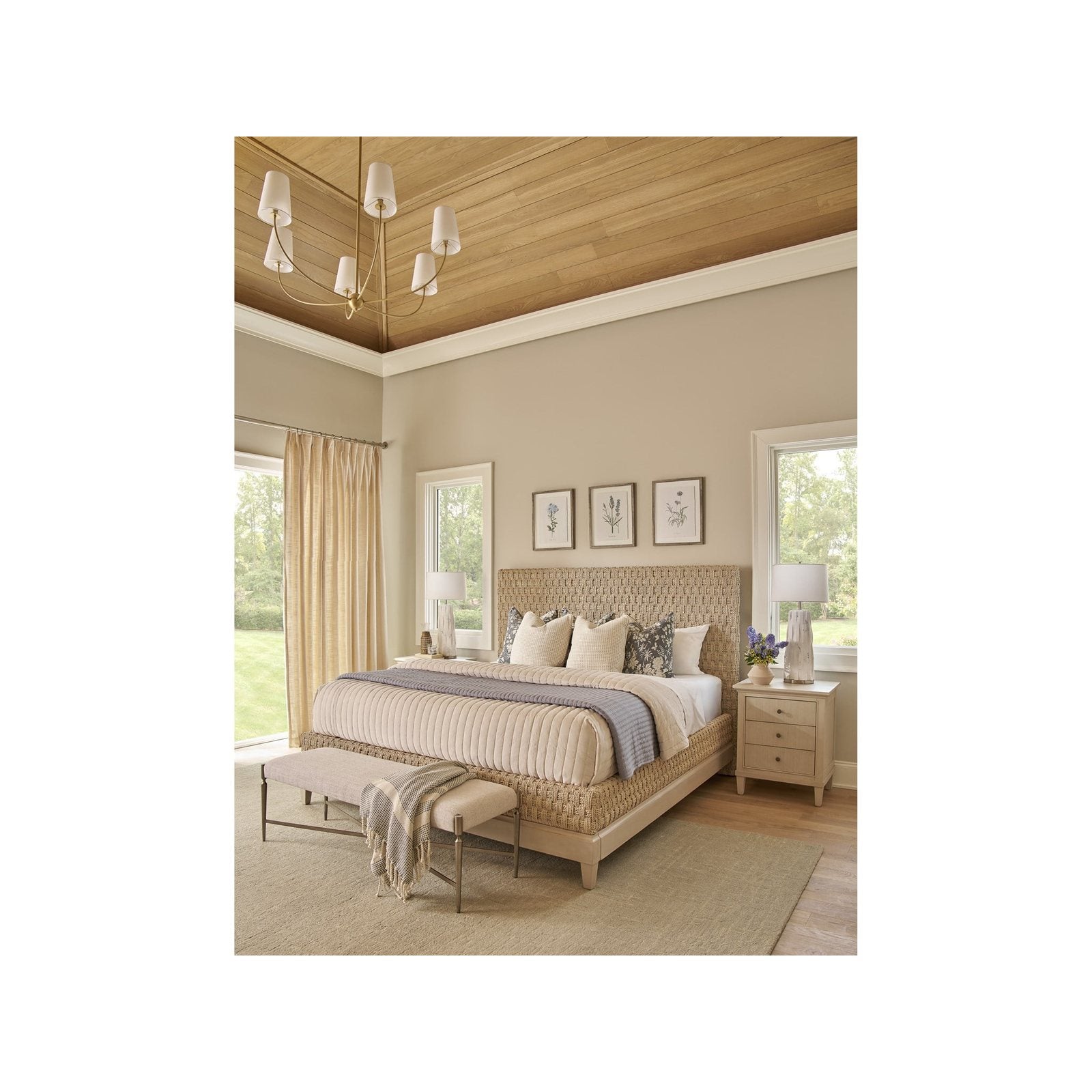 Birchaven Willow Woven Bed Queen by Universal Furniture at ZIN Home