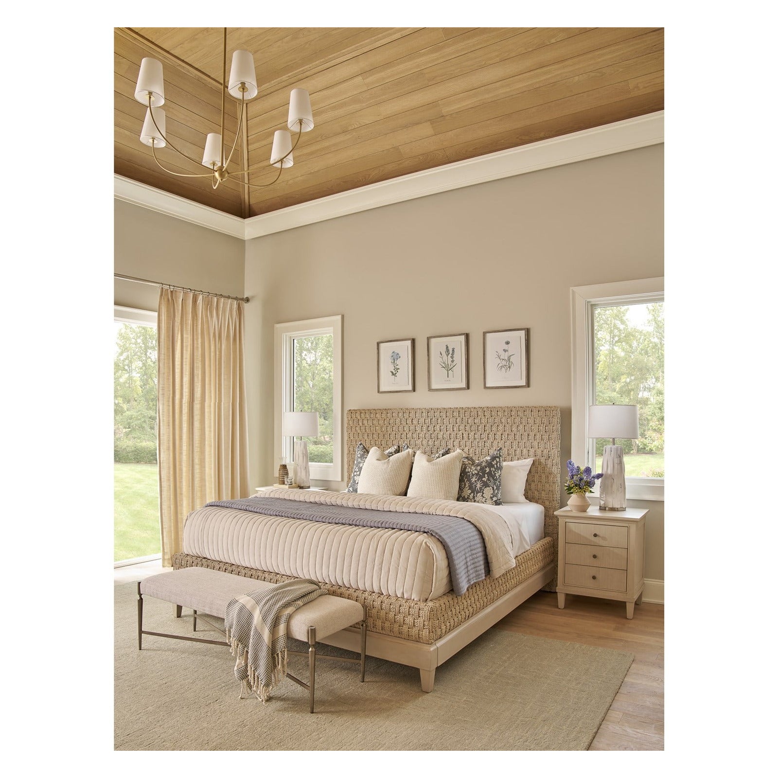 Birchaven Willow Woven Bed Queen by Universal Furniture at ZIN Home