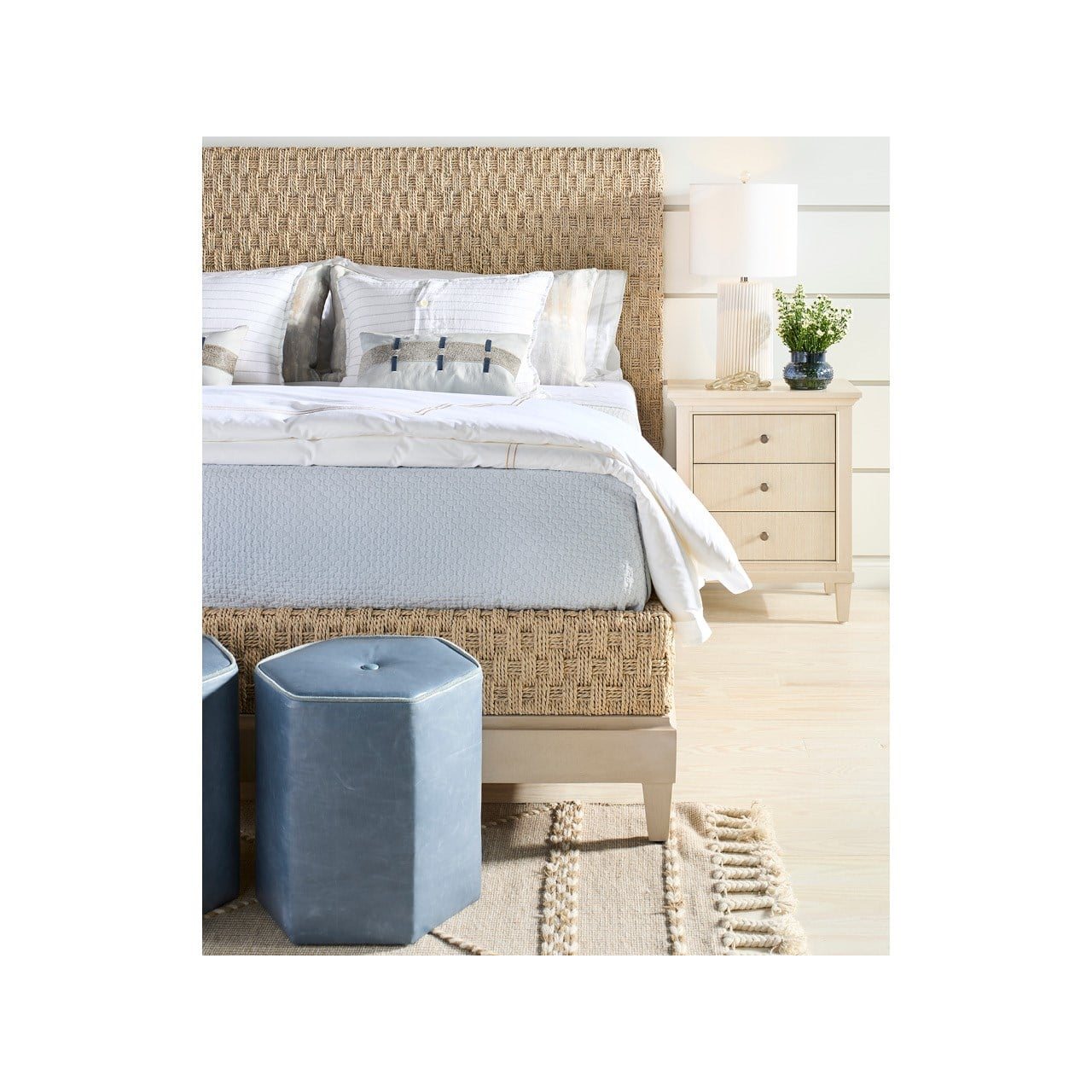 Birchaven Willow Woven Bed Queen by Universal Furniture at ZIN Home