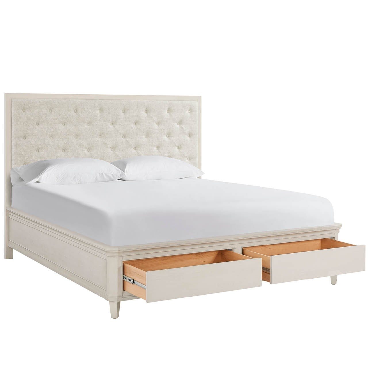 Birchaven Willow Upholstered Storage Bed King by Universal Furniture at ZIN Home