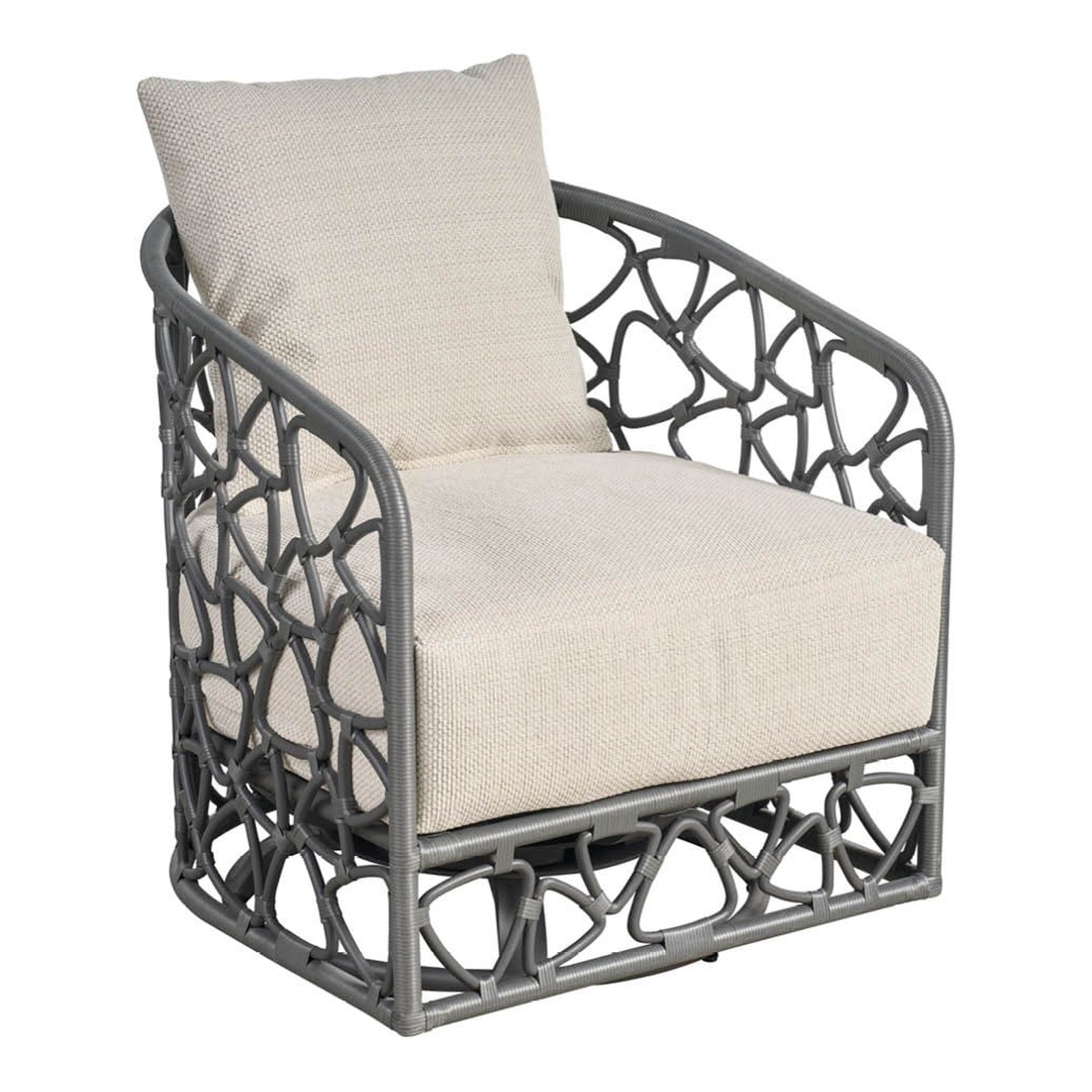 Coastal Living Outdoor Pebble Swivel Chair Outdoor by Universal Furniture at ZIN Home