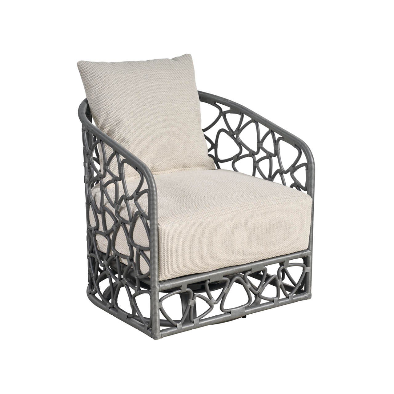 Coastal Living Outdoor Pebble Swivel Chair Outdoor - Special Order by Universal Furniture at ZIN Home
