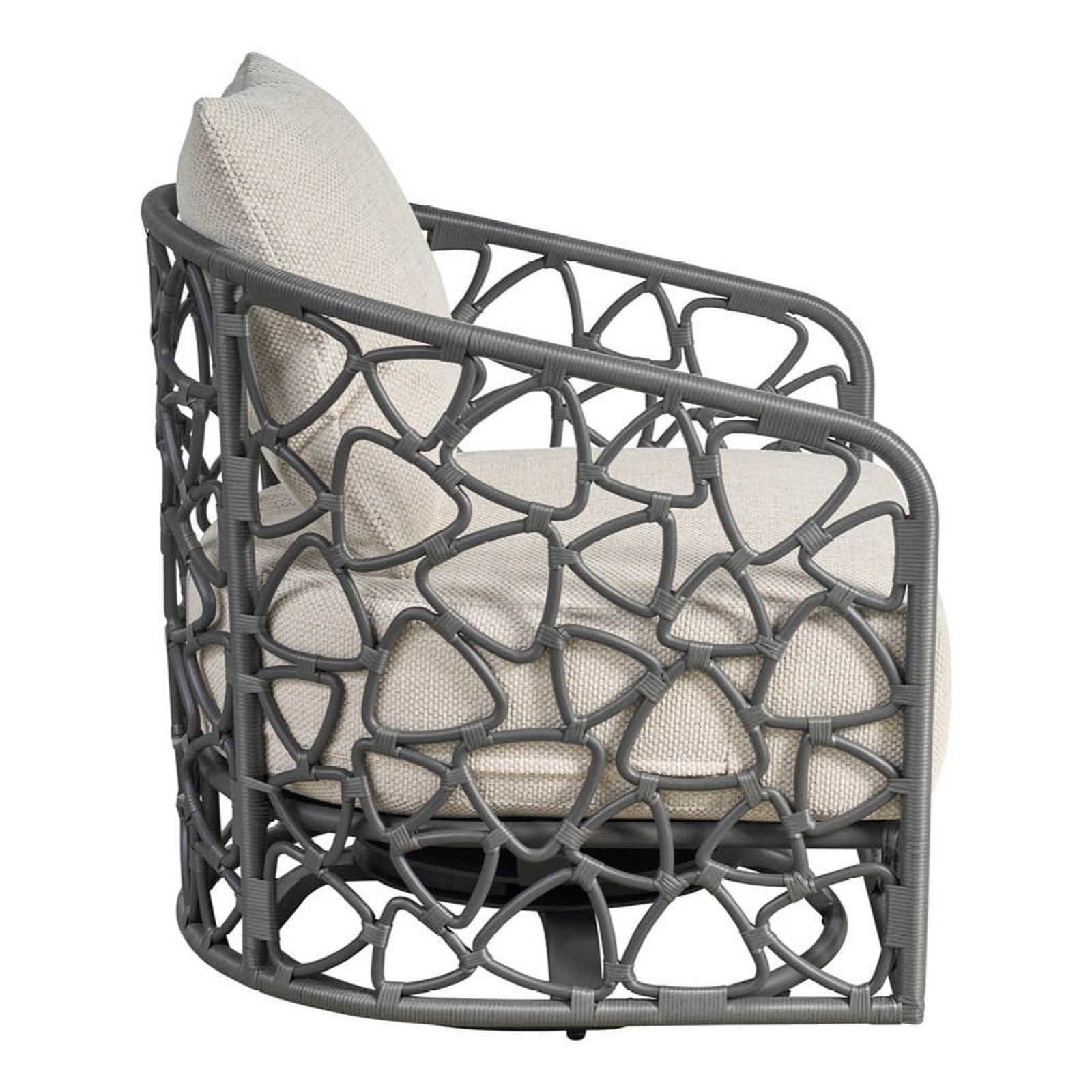 Coastal Living Outdoor Pebble Swivel Chair Outdoor - Special Order by Universal Furniture at ZIN Home