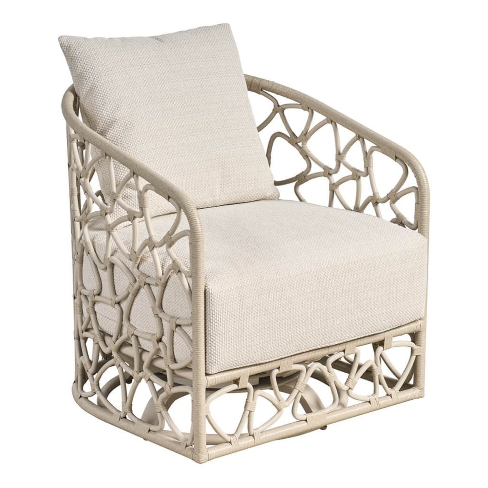 Coastal Living Outdoor Pebble Swivel Chair Outdoor - Special Order by Universal Furniture at ZIN Home