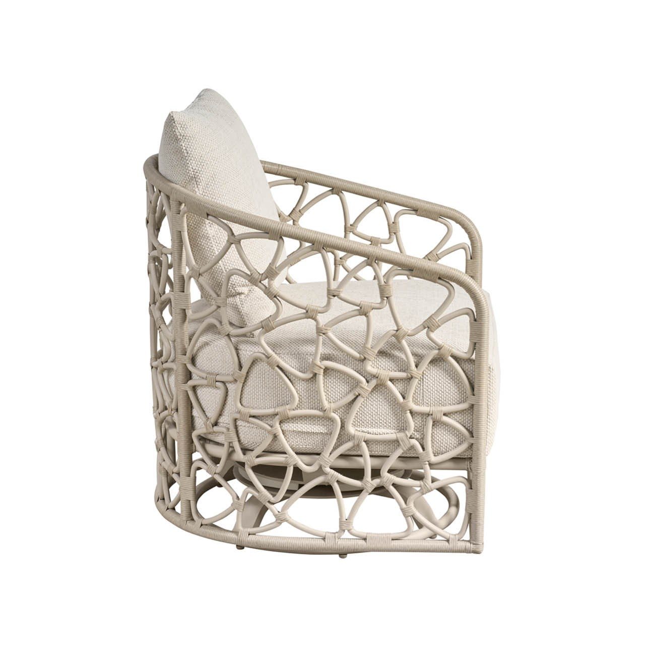 Coastal Living Outdoor Pebble Swivel Chair Outdoor - Special Order by Universal Furniture at ZIN Home
