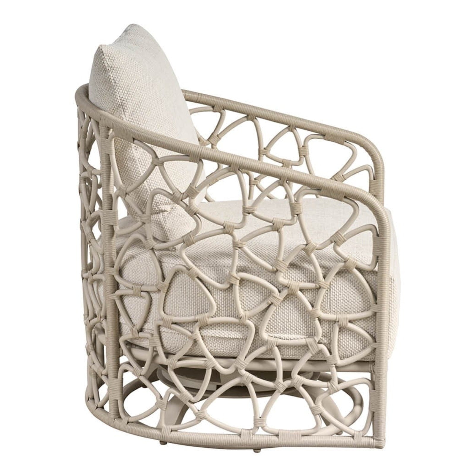 Coastal Living Outdoor Pebble Swivel Chair Outdoor - Special Order by Universal Furniture at ZIN Home
