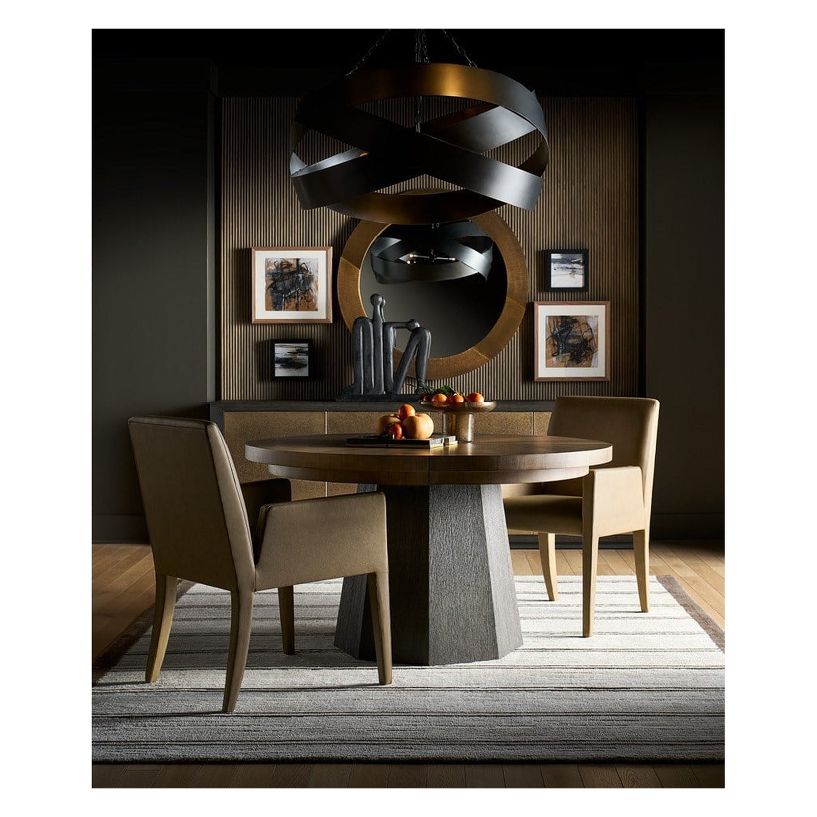 Modern Haze Round Dining Table by Universal Furniture at ZIN Home