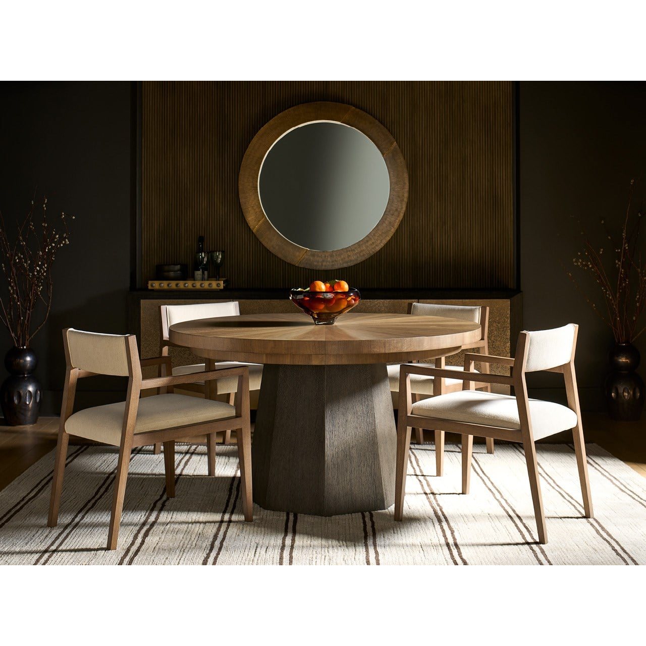 Modern Haze Round Dining Table by Universal Furniture at ZIN Home