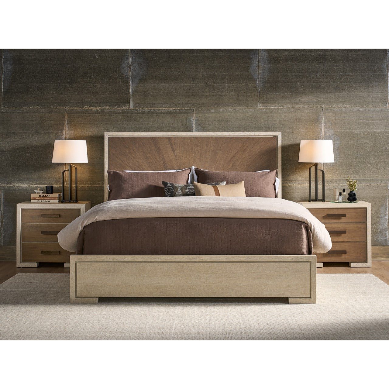 Modern Mist Panel Bed Queen by Universal Furniture at ZIN Home