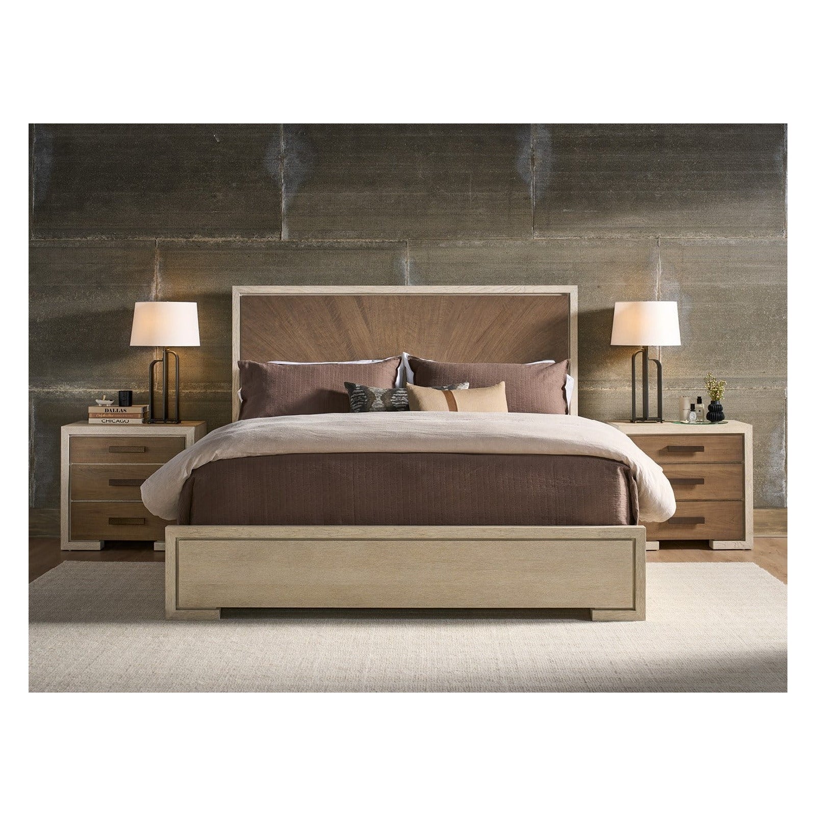 Modern Mist Panel Bed Queen by Universal Furniture at ZIN Home