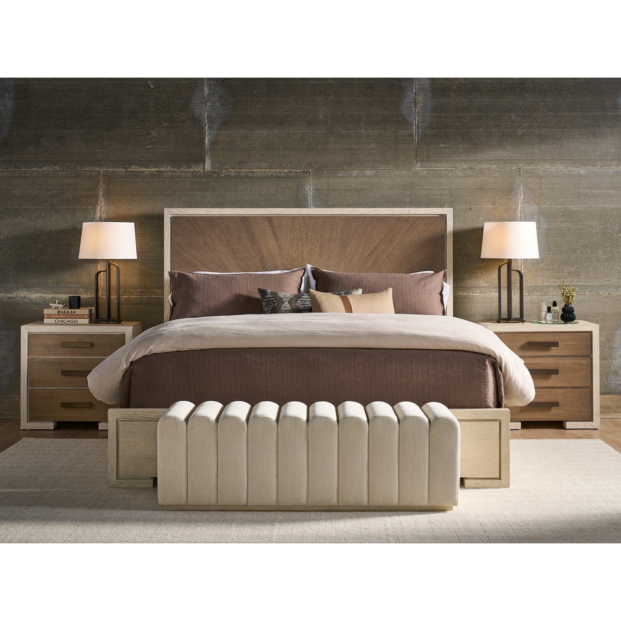 Modern Mist Panel Bed Queen by Universal Furniture at ZIN Home