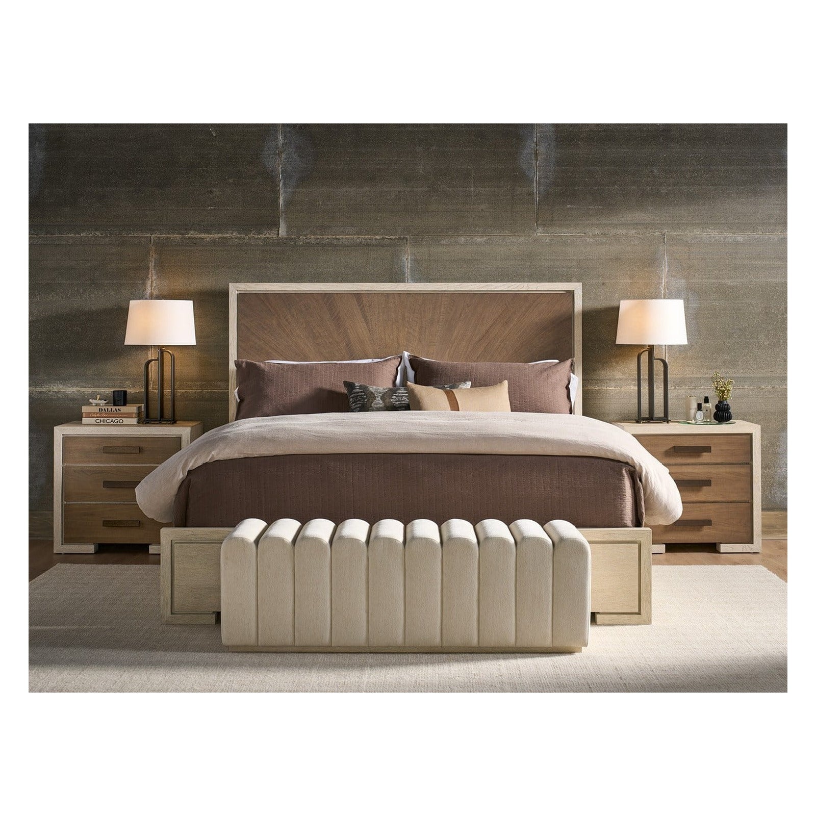 Modern Mist Panel Bed King by Universal Furniture at ZIN Home