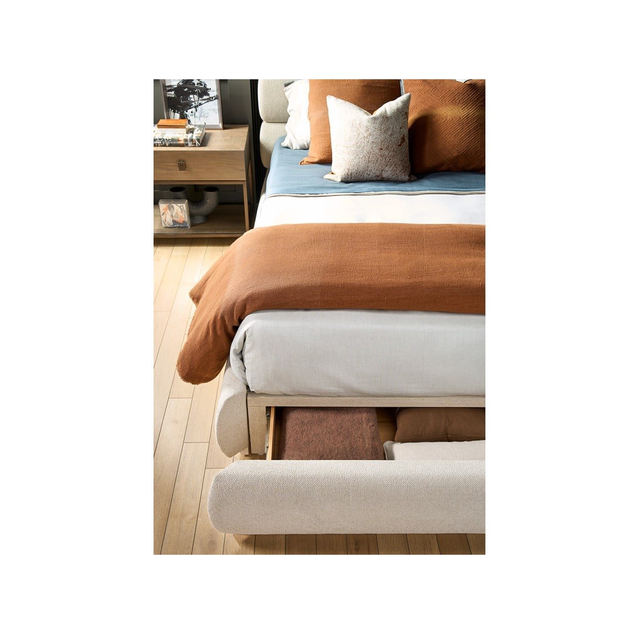 Modern Horizon Storage Bed Queen by Universal Furniture at ZIN Home