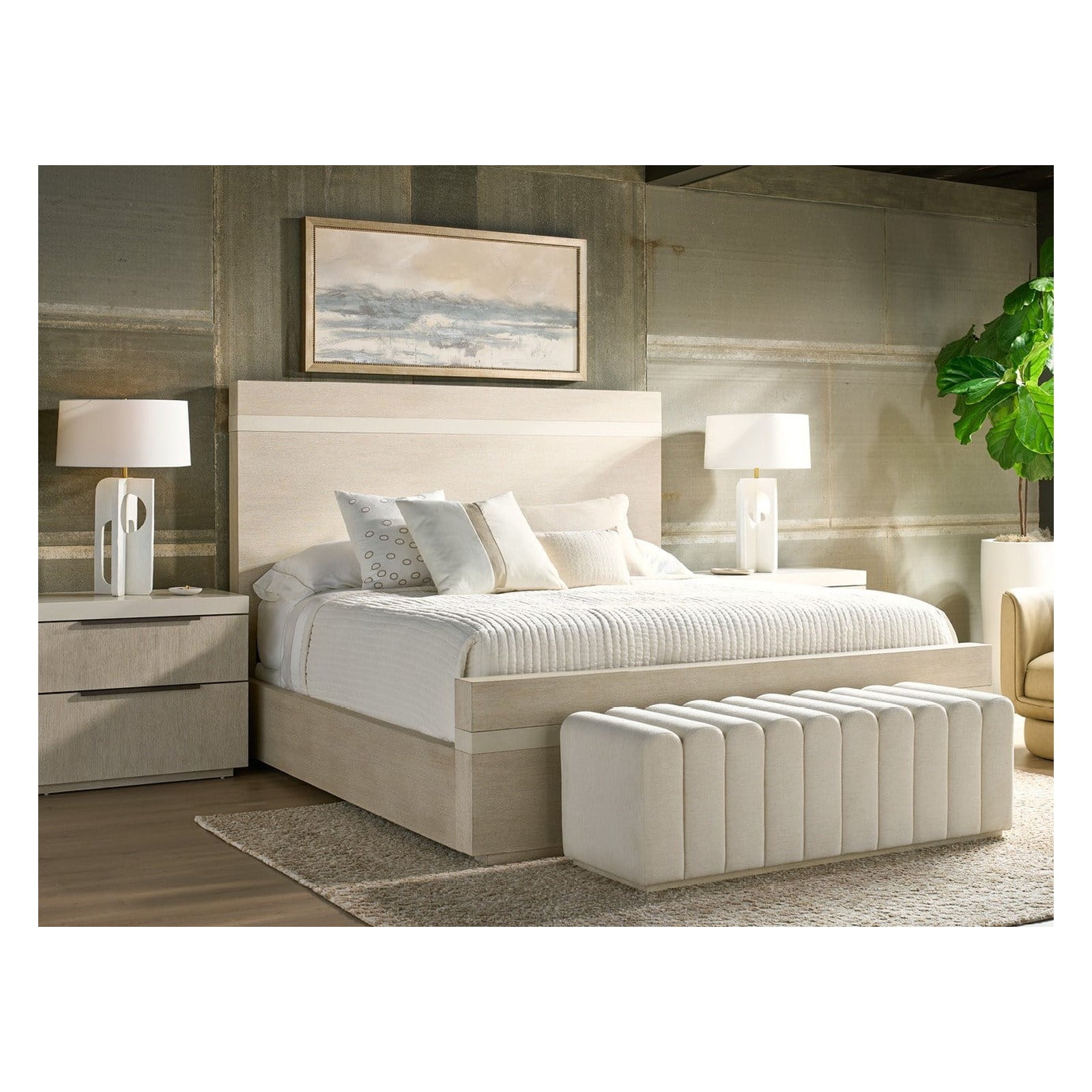Modern Strata Bench by Universal Furniture at ZIN Home