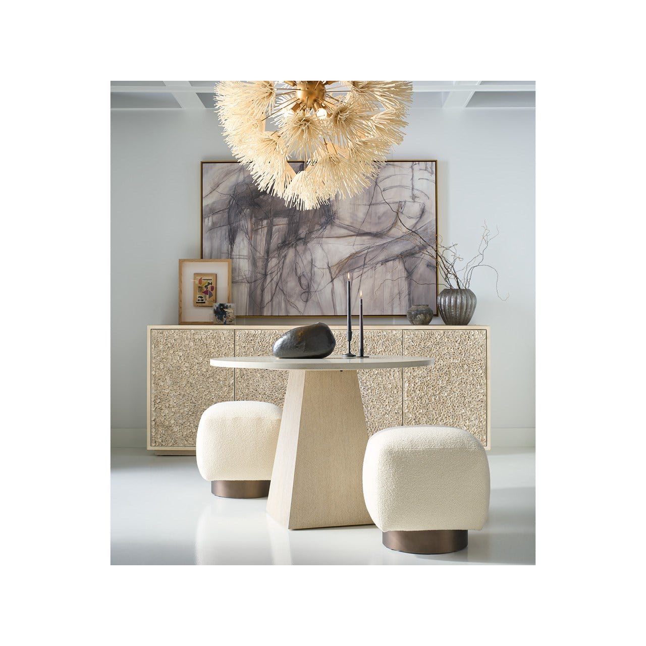 Modern Quartz Dining Table by Universal Furniture at ZIN Home