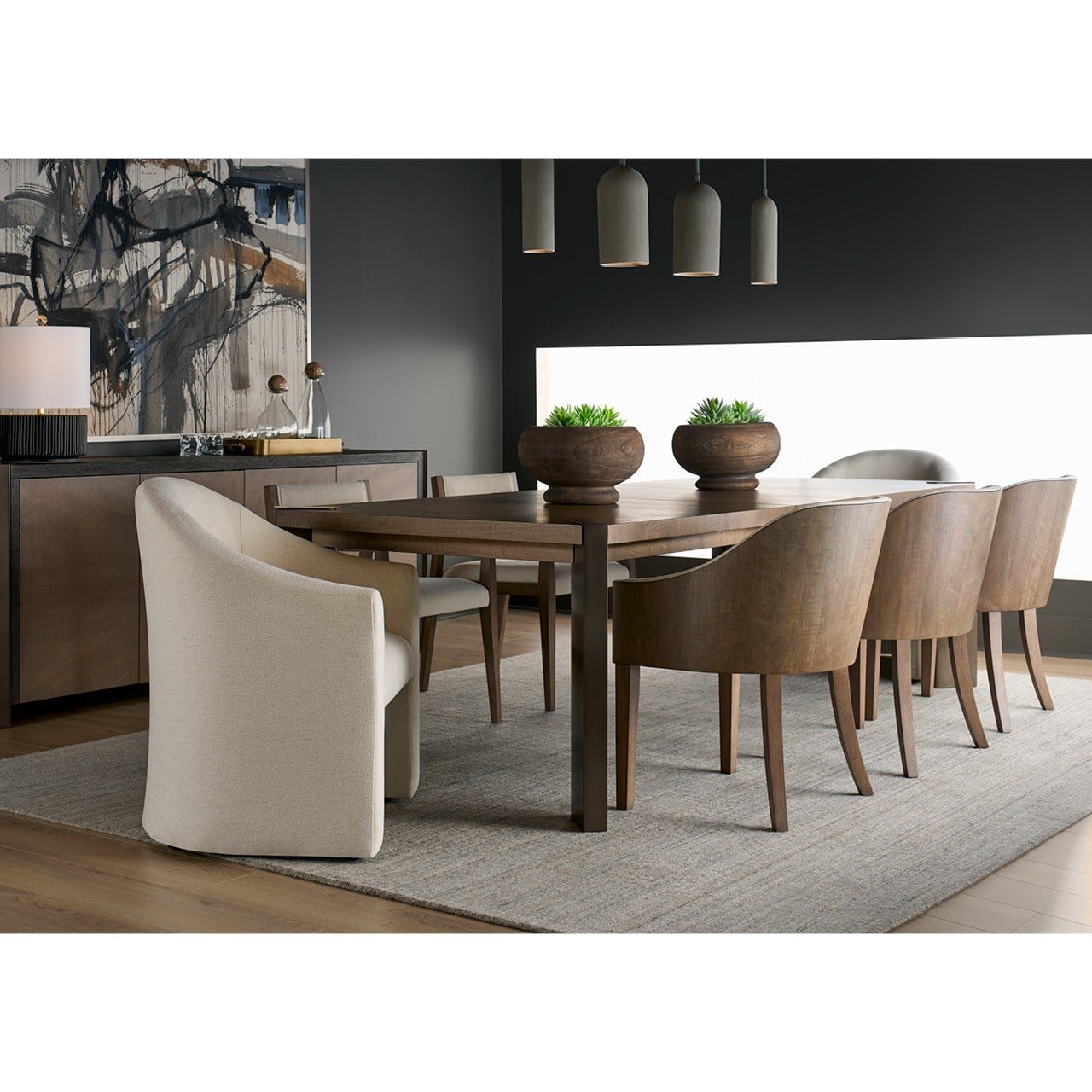 Modern Haze Dining Table by Universal Furniture at ZIN Home
