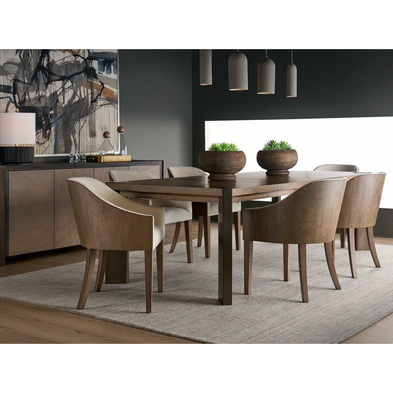 Modern Haze Dining Table by Universal Furniture at ZIN Home