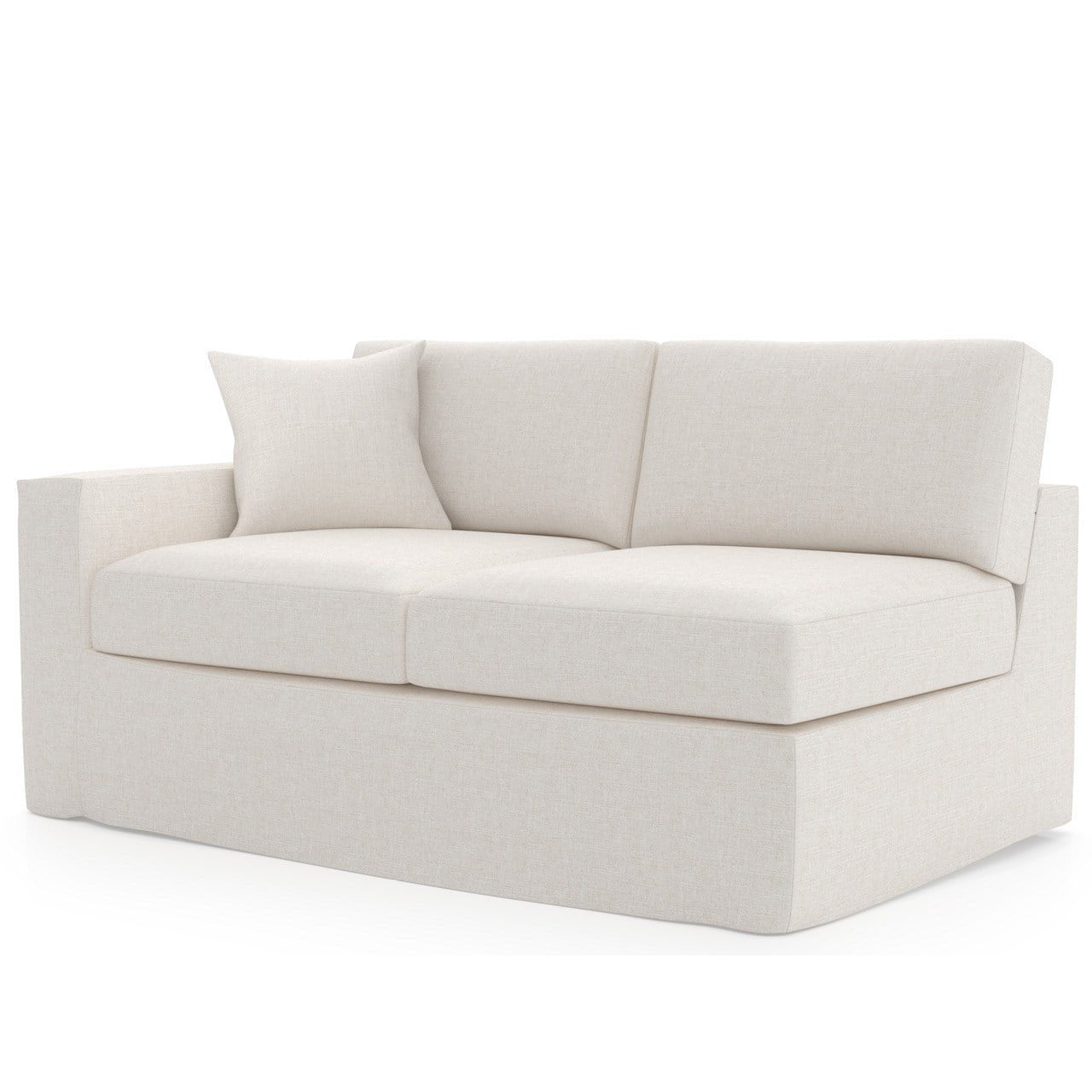 Maxx Slipcover Loveseat LAF - Special Order by Universal Furniture at ZIN Home