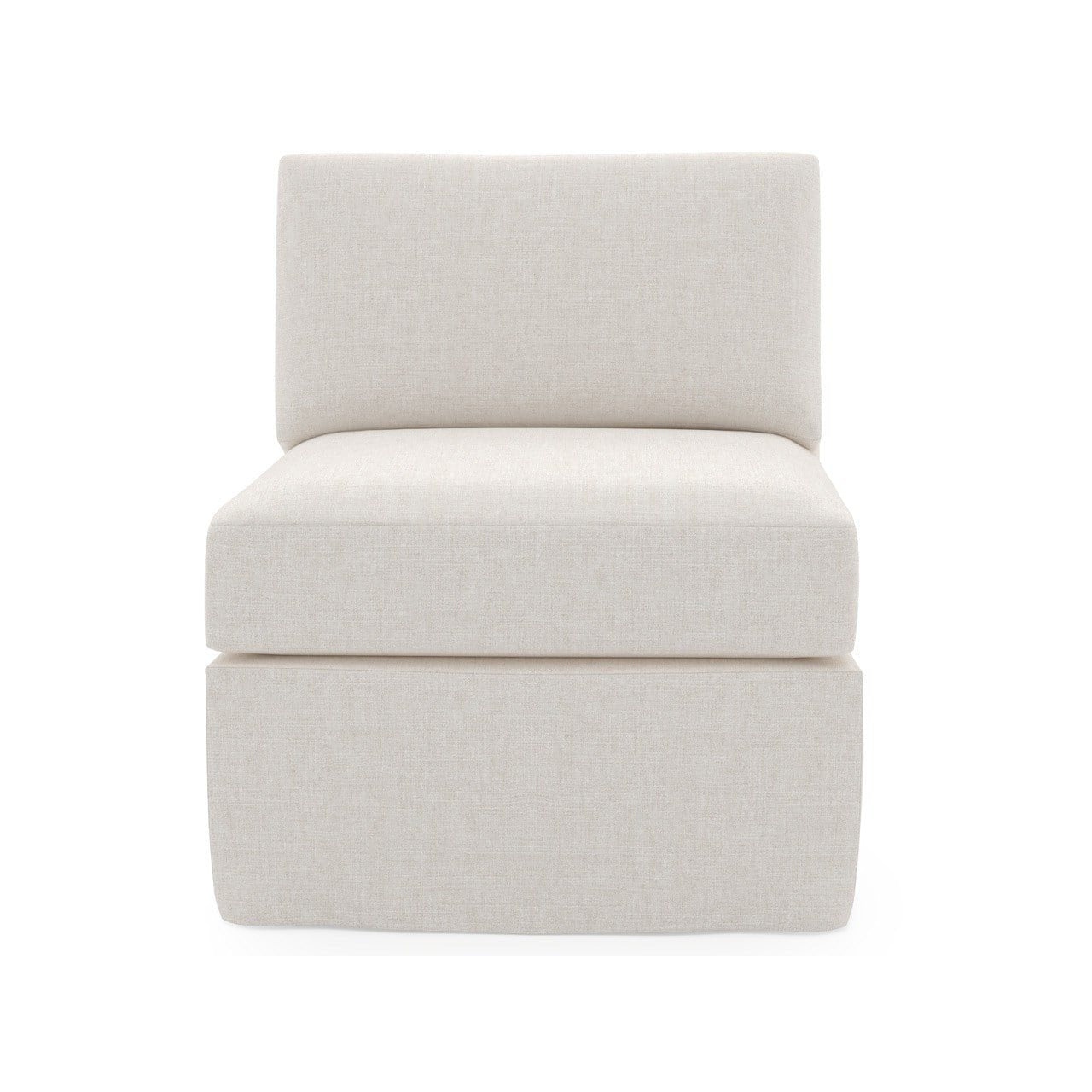 Maxx Slipcover Armless Chair - Special Order by Universal Furniture at ZIN Home