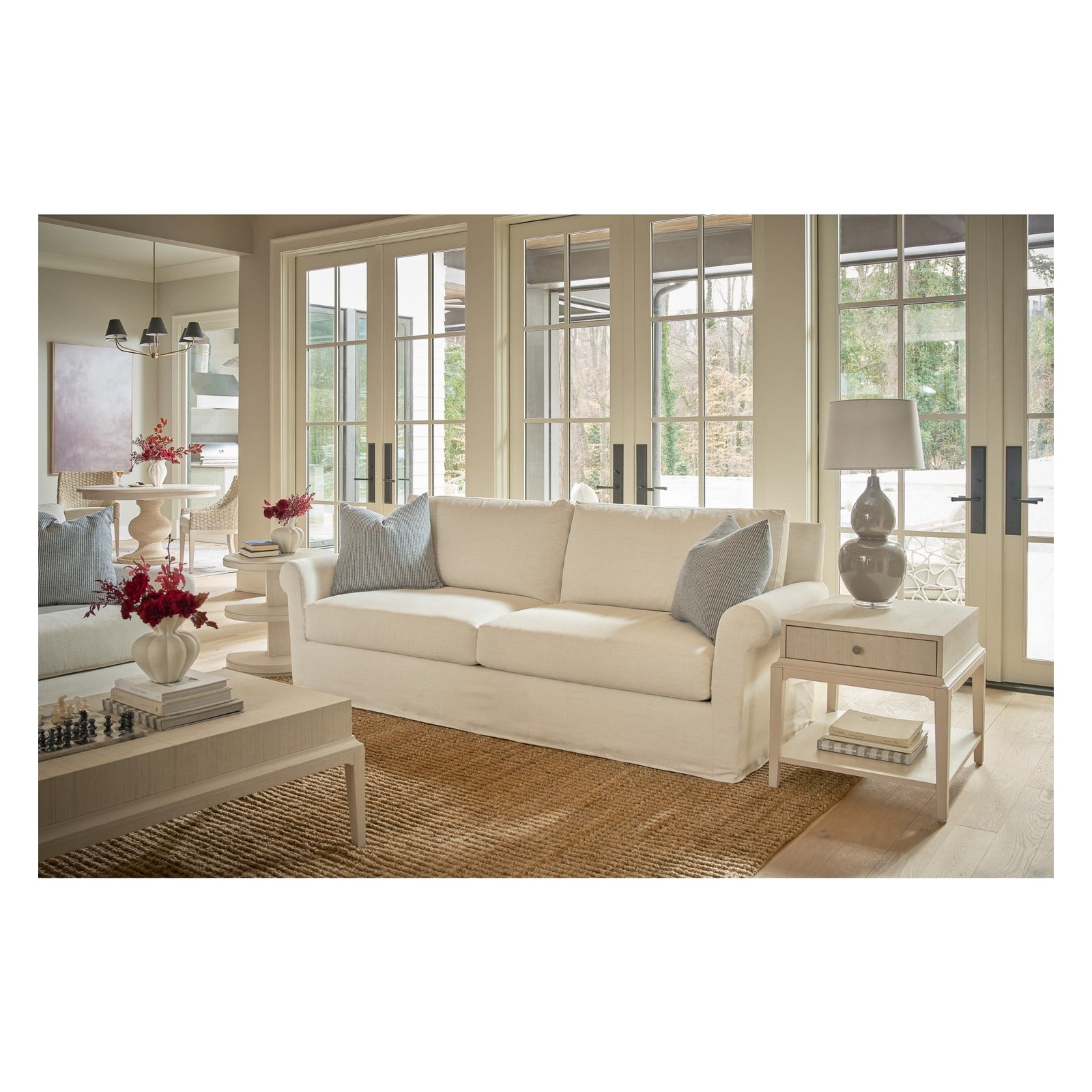 Clermont Slipcover Apartment Sofa - Special Order by Universal Furniture at ZIN Home