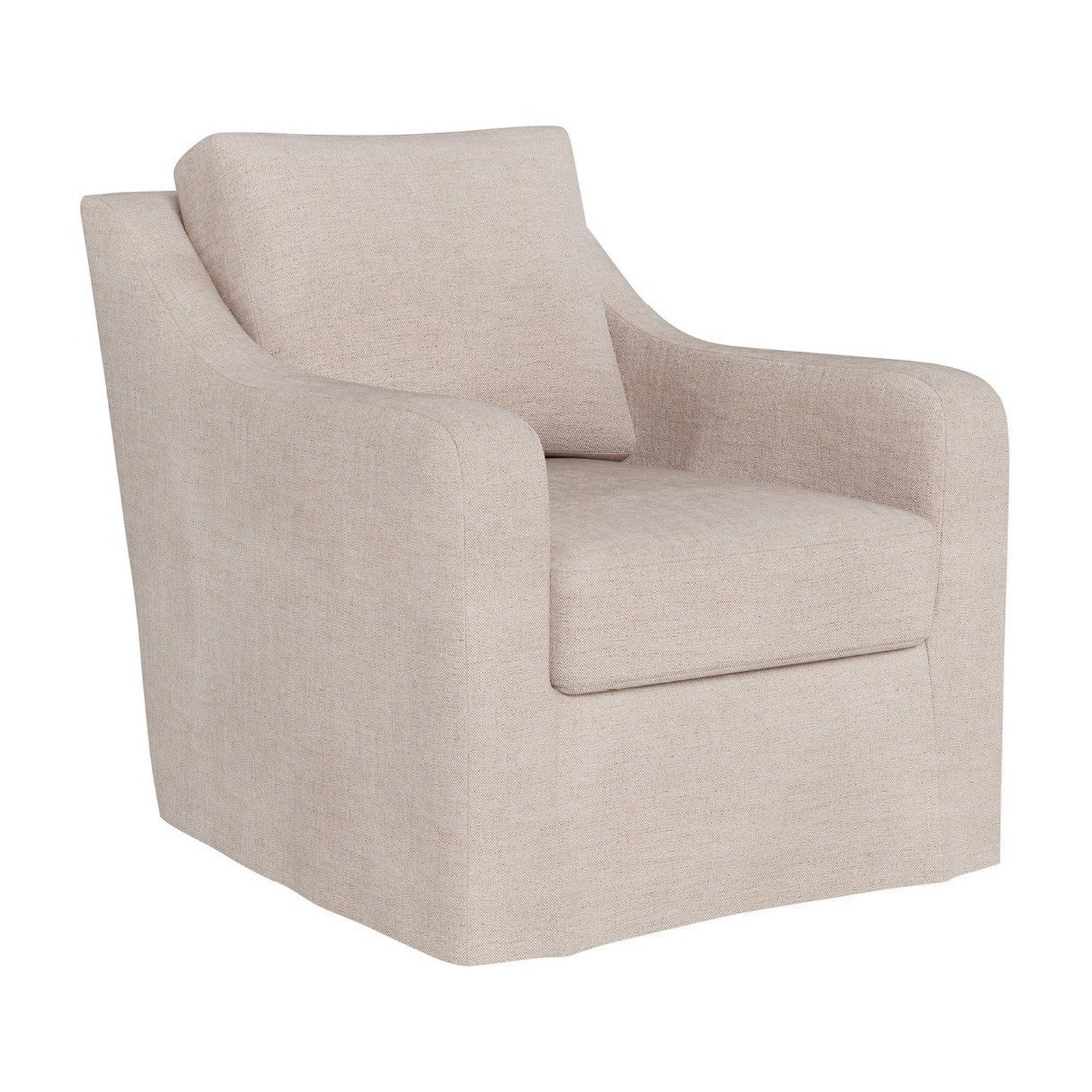 Filmore Slipcover Swivel Chair - Special Order by Universal Furniture at ZIN Home