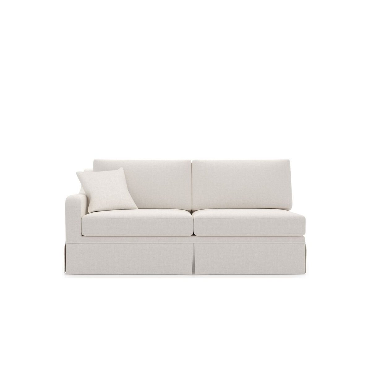 Filmore Skirted Loveseat LAF - Special Order by Universal Furniture at ZIN Home