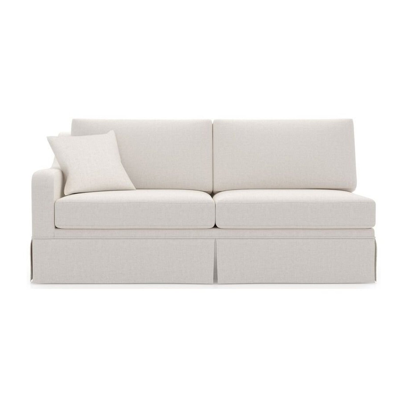 Filmore Skirted Loveseat LAF - Special Order by Universal Furniture at ZIN Home