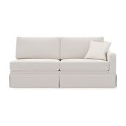 Filmore Skirted Loveseat RAF - Special Order by Universal Furniture at ZIN Home