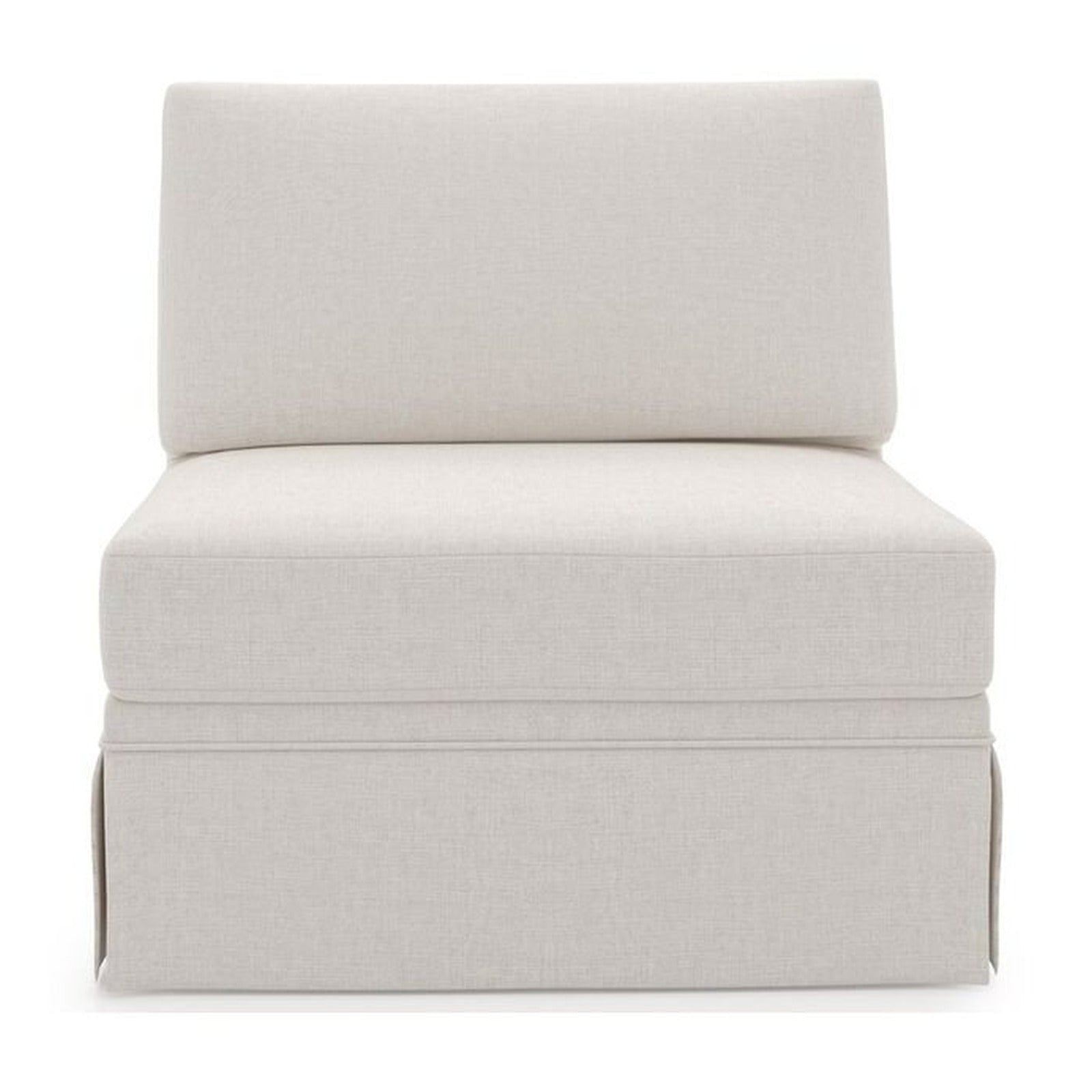 Filmore Skirted Armless Chair - Special Order by Universal Furniture at ZIN Home