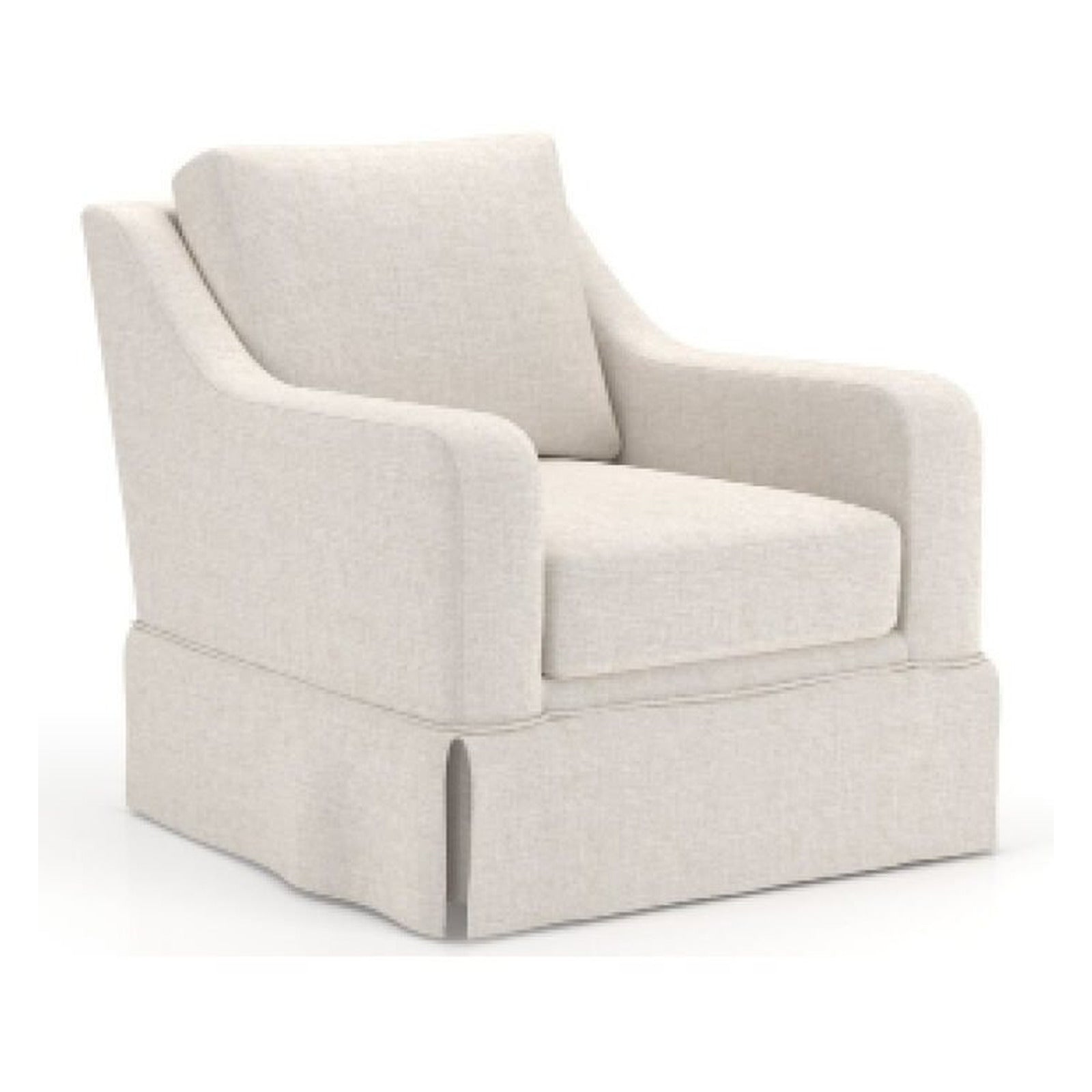 Filmore Skirted Swivel Chair - Special Order by Universal Furniture at ZIN Home