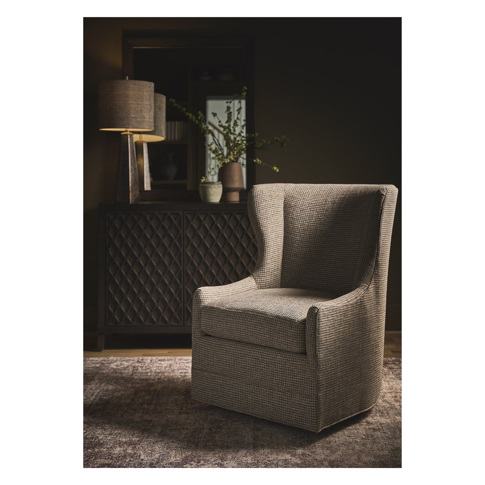 Amarillo Swivel Chair - Special Order by Universal Furniture at ZIN Home