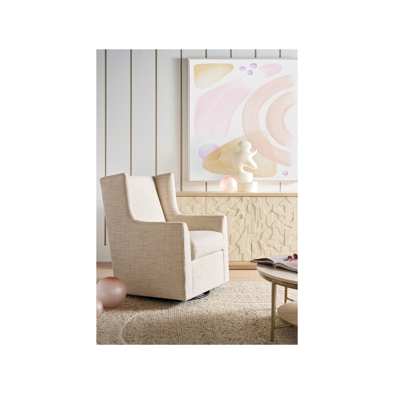 Newhall Swivel Glider Chair - Special Order by Universal Furniture at ZIN Home